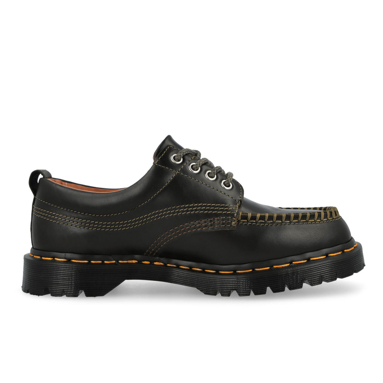Dr. Martens Lowell DMS Olive Lace Ups 43321300 Detail View 1 | GATE