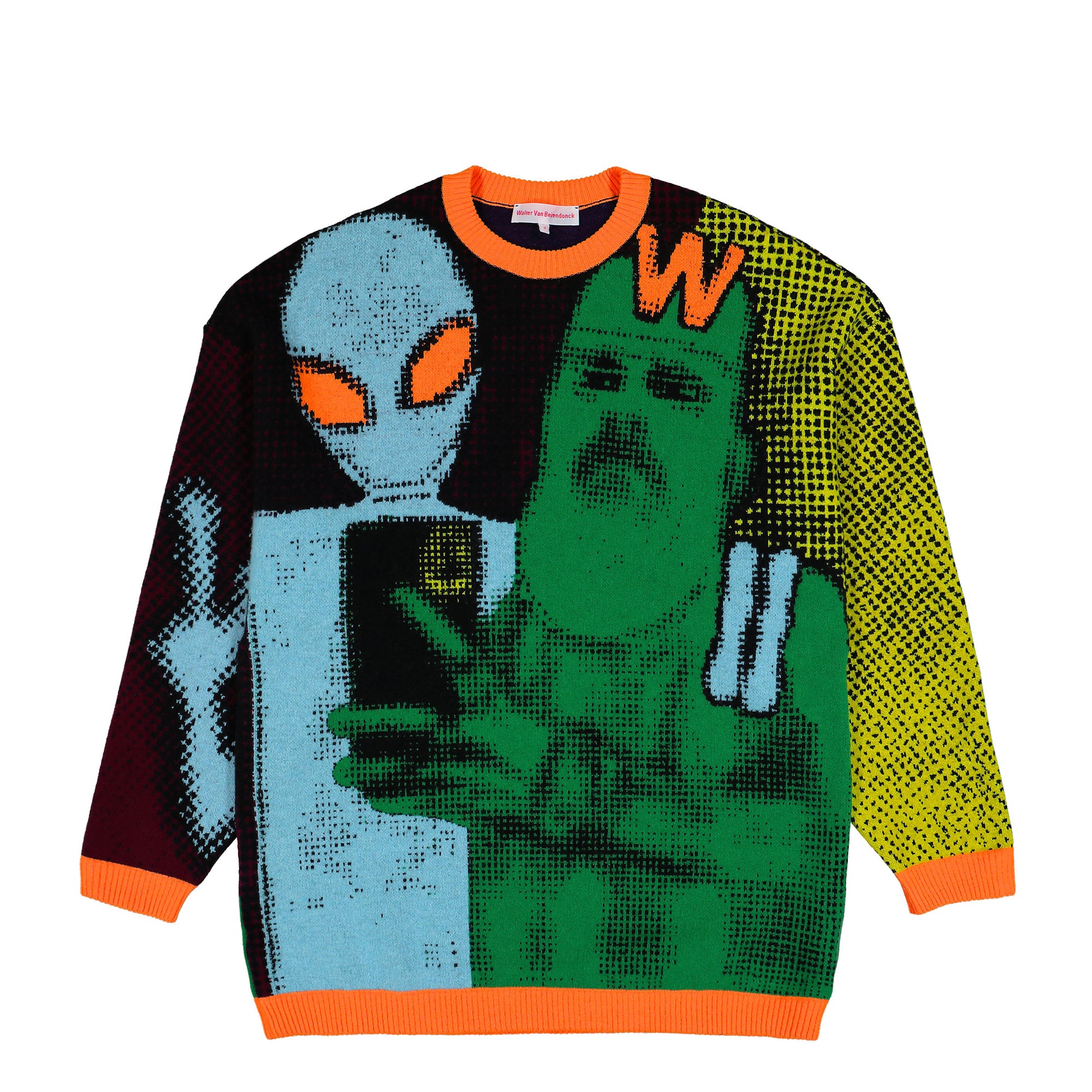 Walter Van Beirendonck We Come In Peace Knit Comb. I Sample Knits 5003B Detail View 1 | GATE