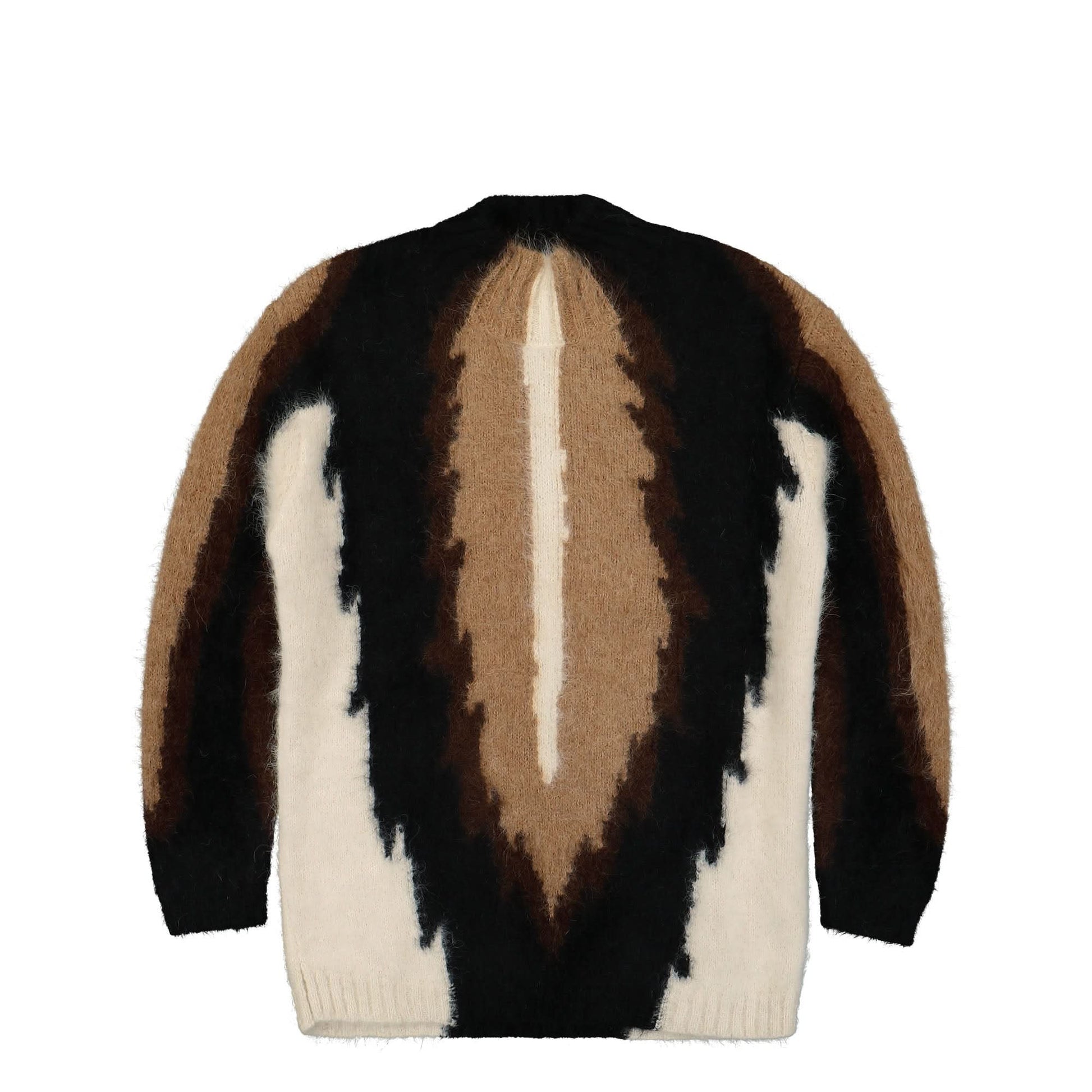 Walter Van Beirendonck Big Foot Knit Brown,Beige Detail view 1 | Gate