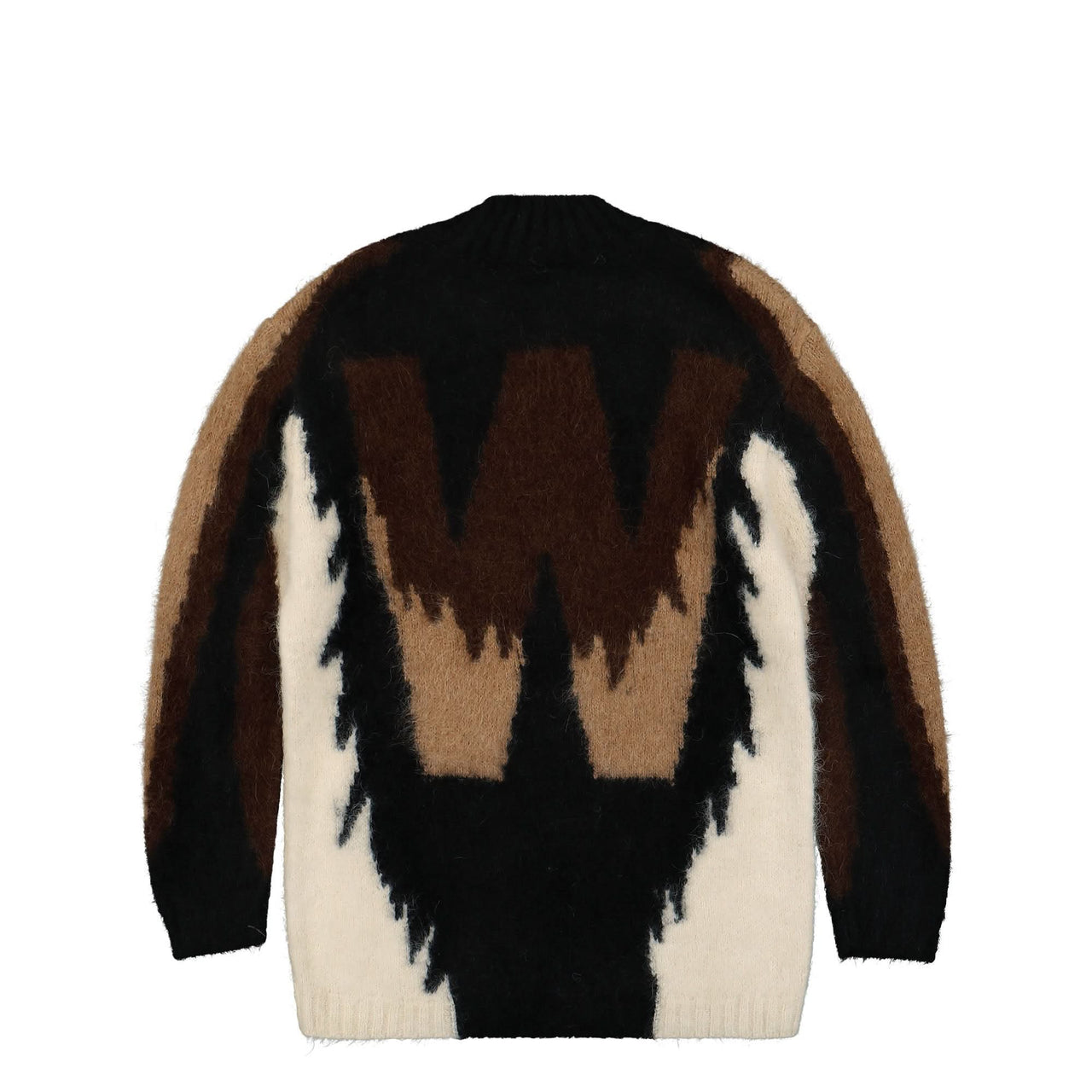 Walter Van Beirendonck Big Foot Knit Brown,Beige Detail view 1 | Gate