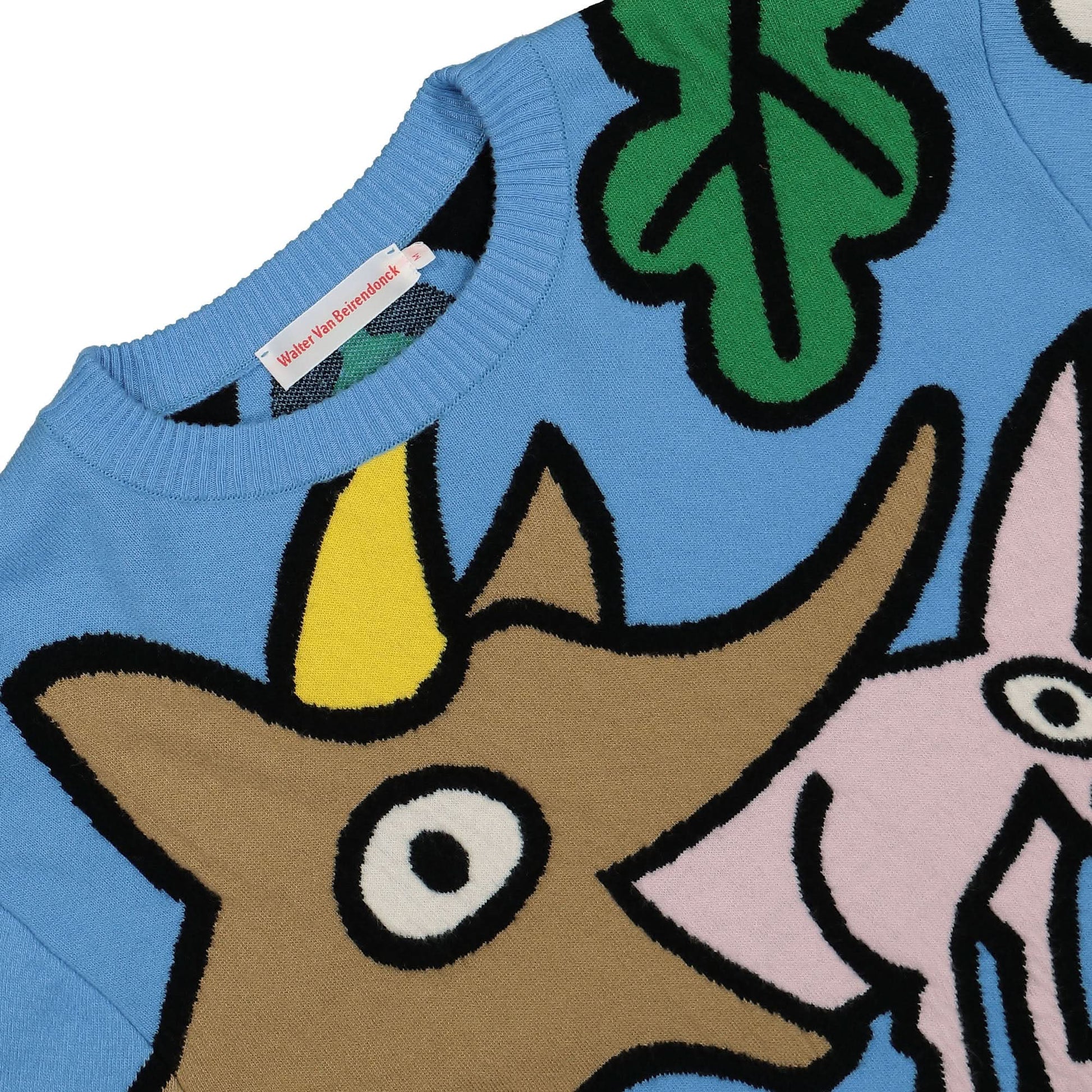 Walter Van Beirendonck Wisdom Knit Multicolor Detail view 3 | Gate