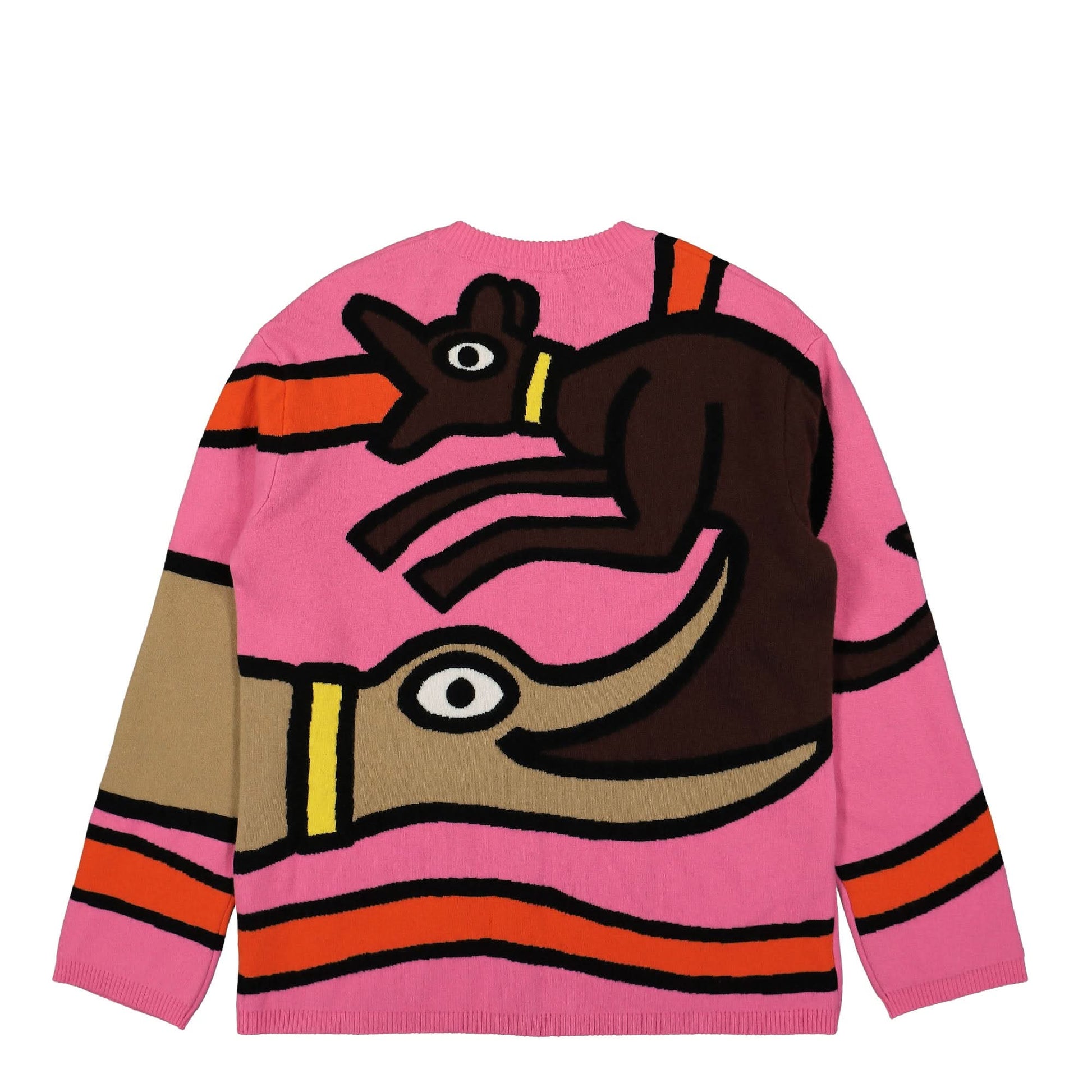 Walter Van Beirendonck Viper Knit Oversized Pink Detail view 2 | Gate