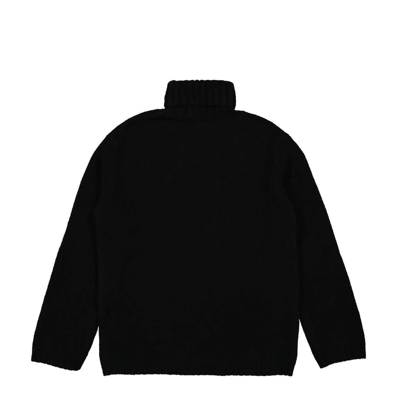 Walter Van Beirendonck Skull Knit Oversized High Collar Black,Orange Detail view 1 | Gate