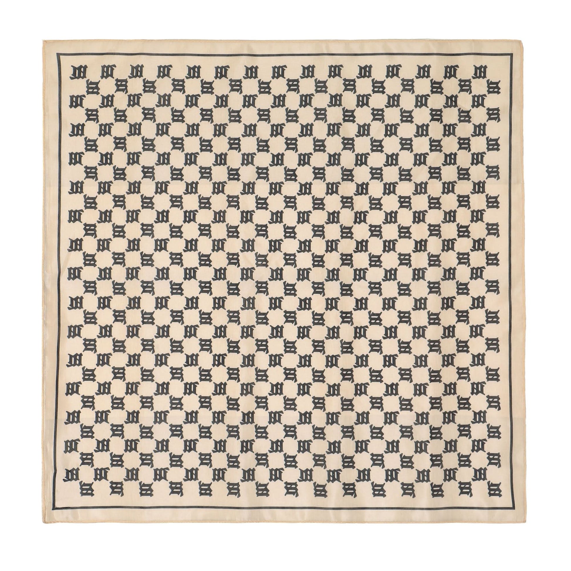 MISBHV Monogram Bandana Beige Detail view 1 | Gate