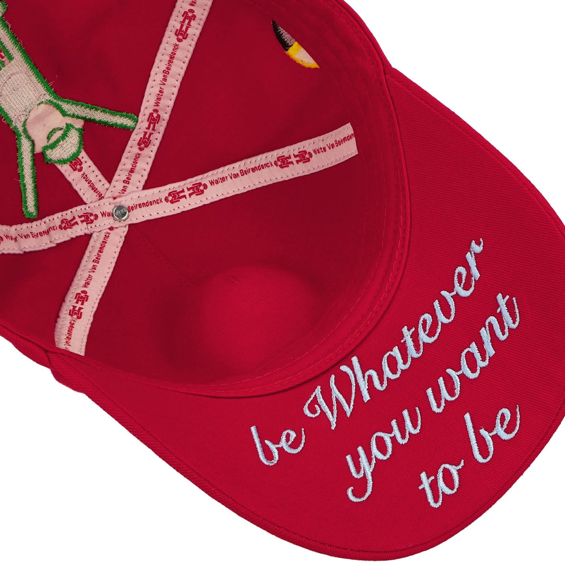 Walter Van Beirendonck W Cap Red Detail view 6 | Gate