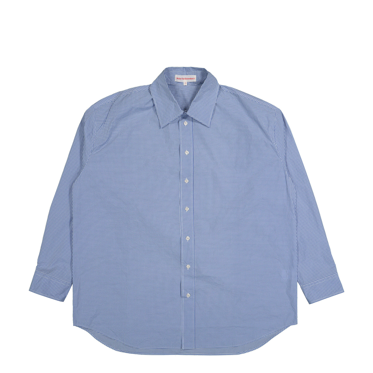Walter Van Beirendonck Maxi Shirt Blue Detail view 1 | Gate