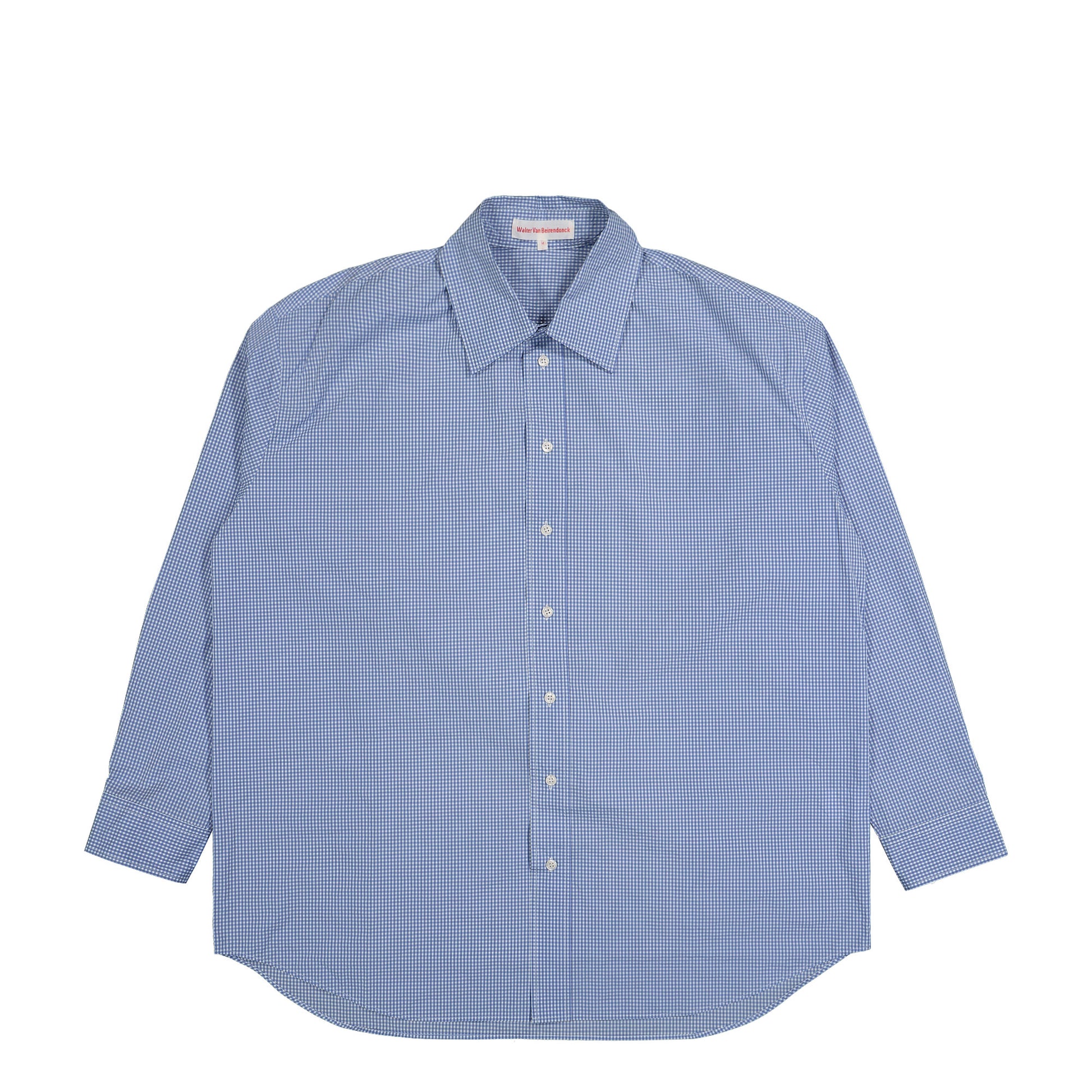 Walter Van Beirendonck Maxi Shirt Blue Detail view 1 | Gate