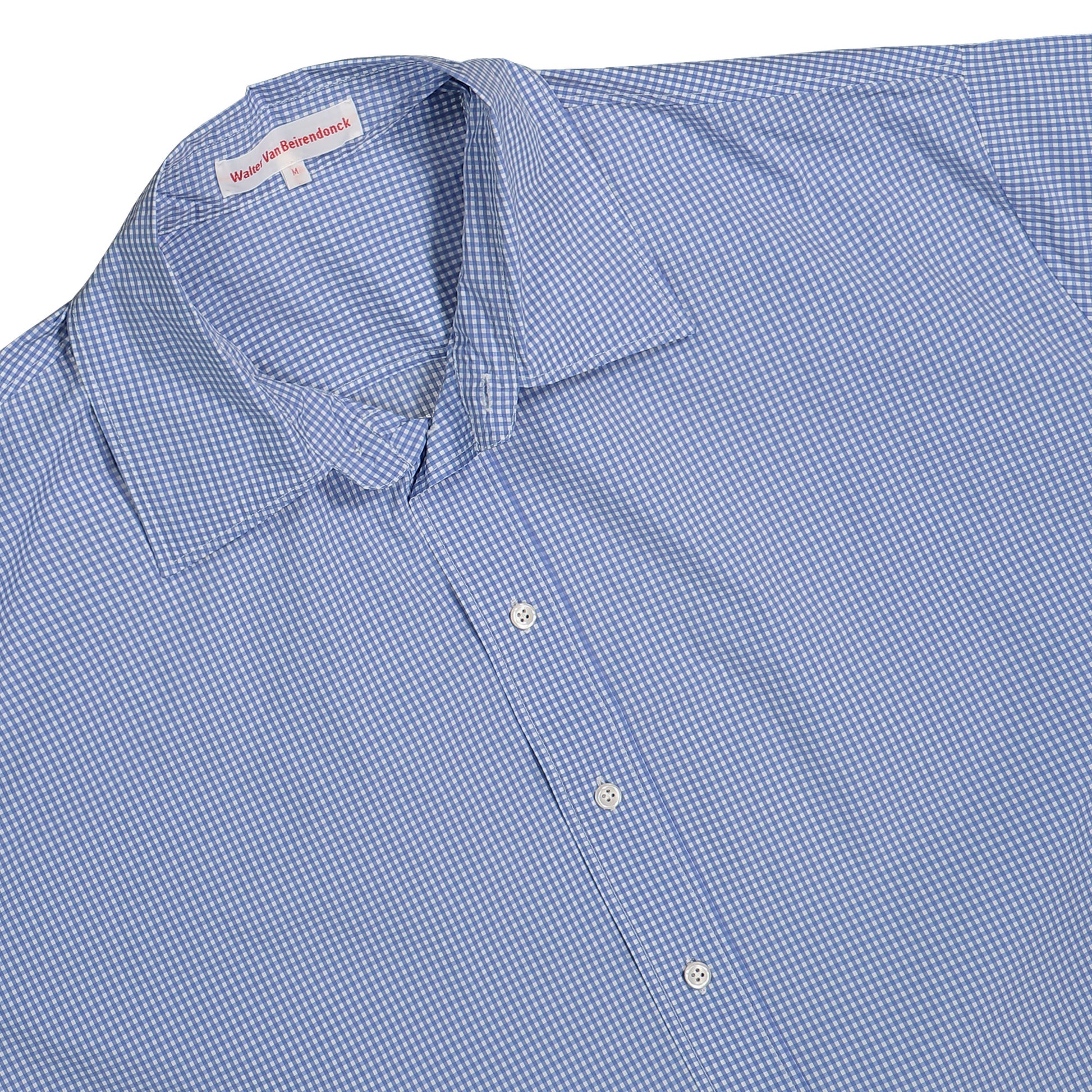 Walter Van Beirendonck Maxi Shirt Blue Detail view 3 | Gate