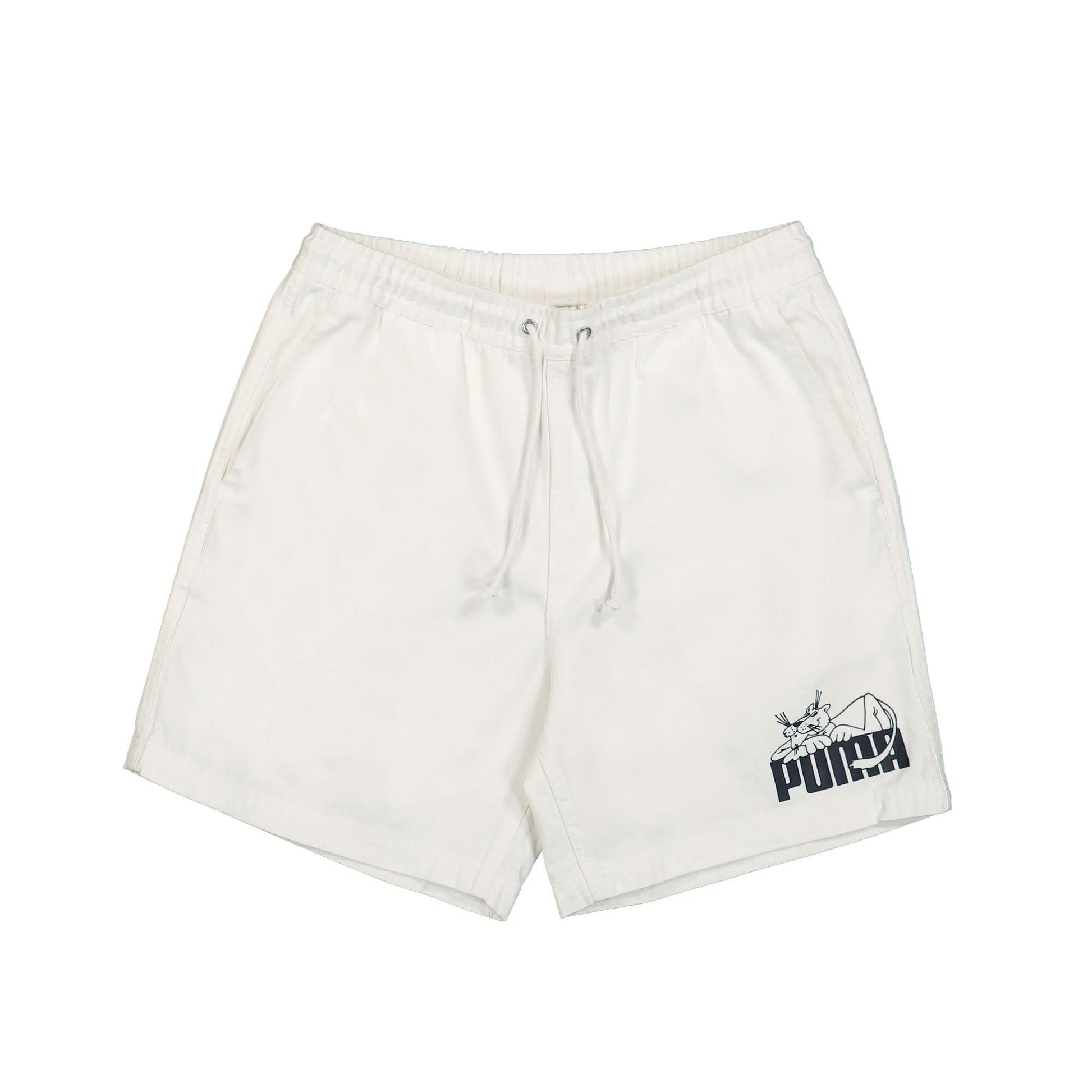 Puma Sweatshorts White Detail view 1 | Gate