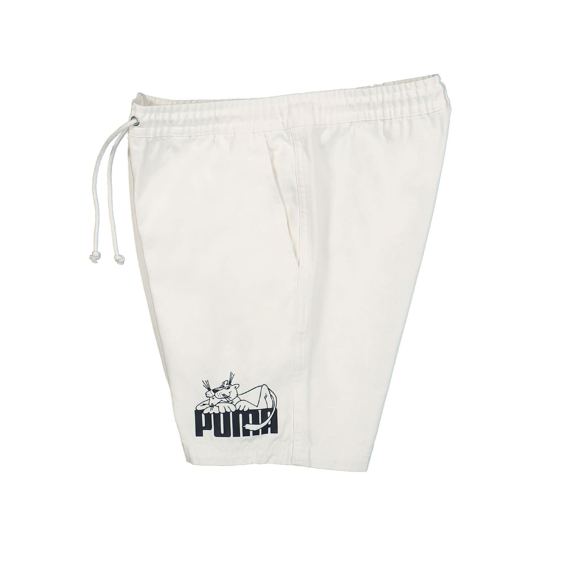 Puma Sweatshorts White Detail view 3 | Gate