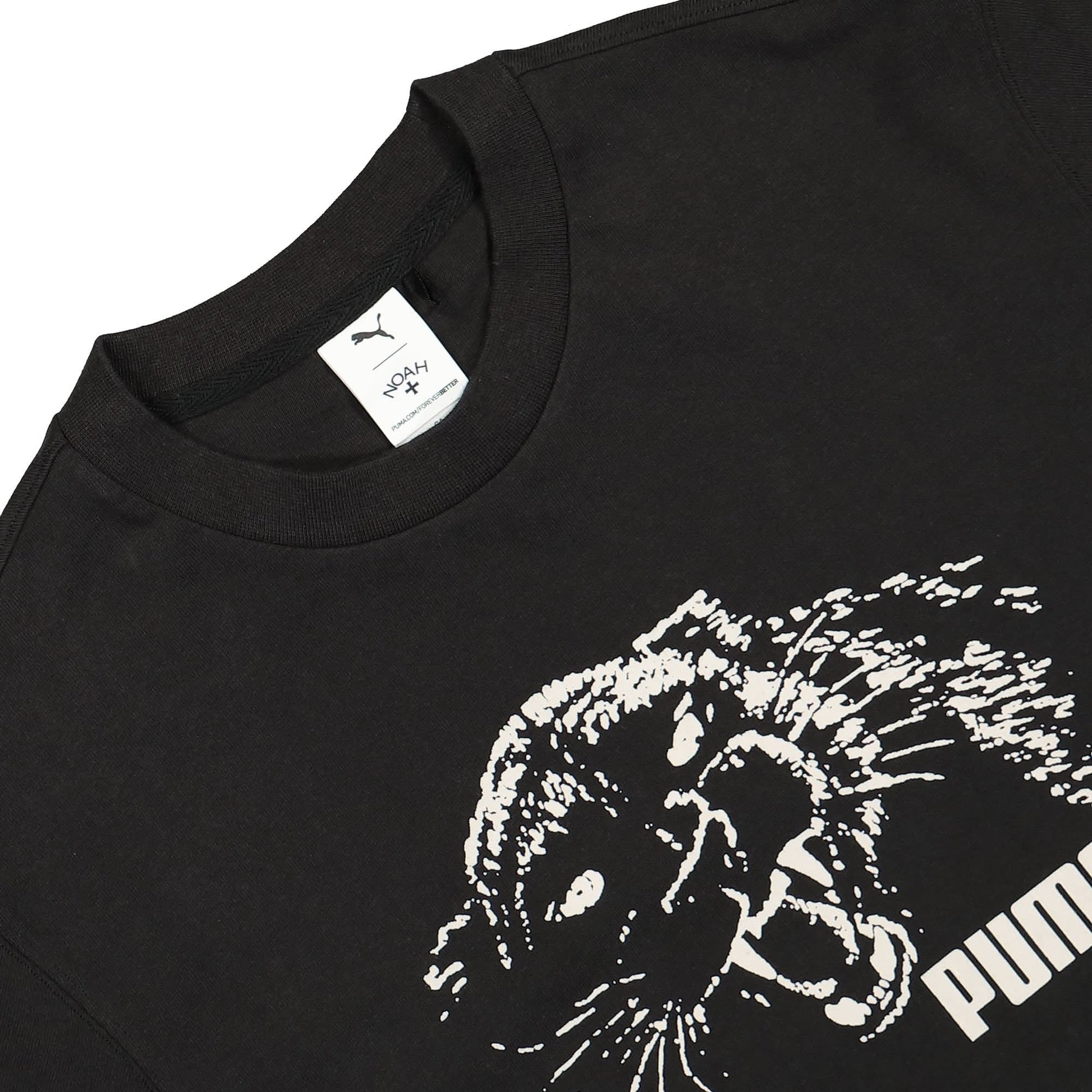 Puma Graphic Tee Black Detail view 3 | Gate