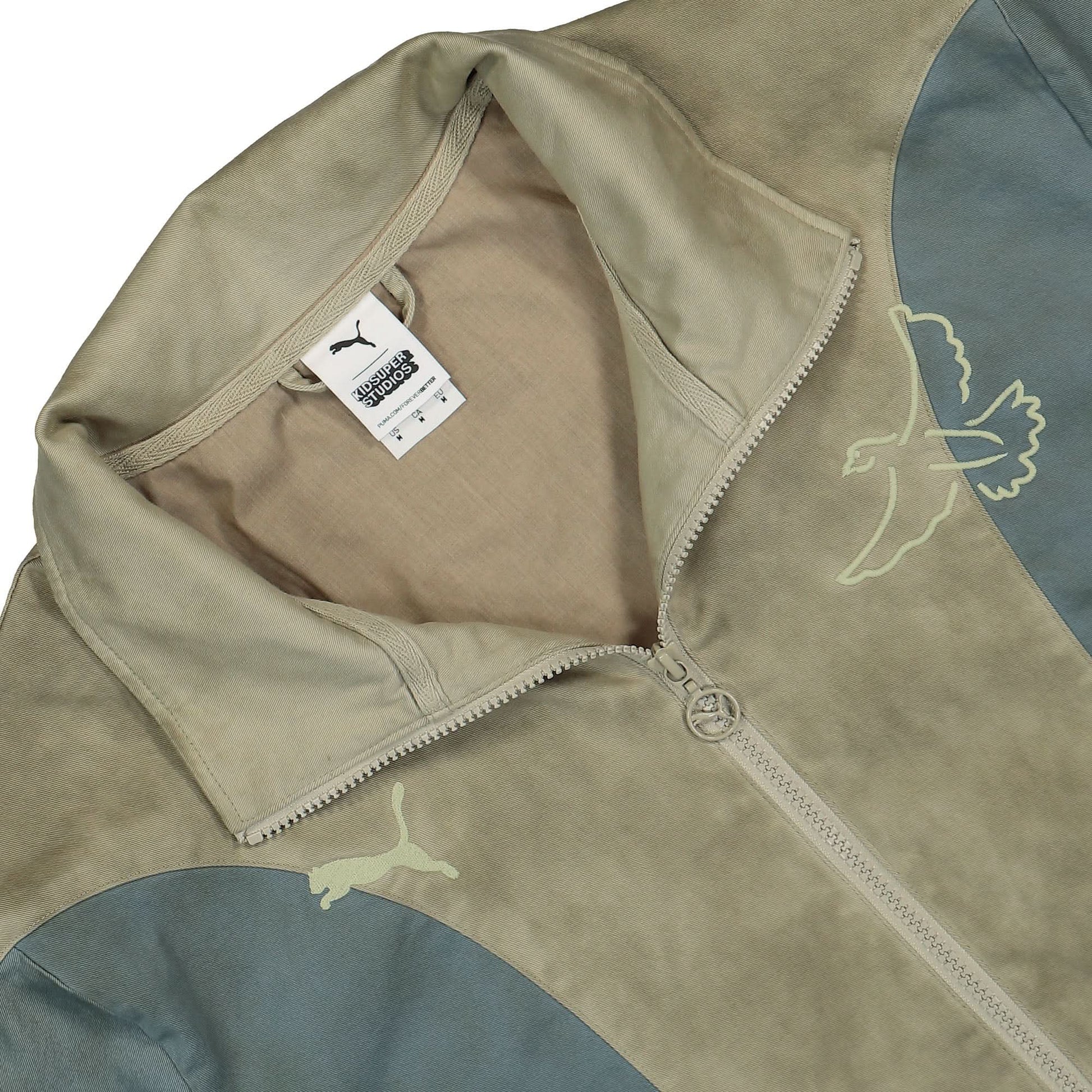 Puma Track Jacket Green Detail view 3 | Gate