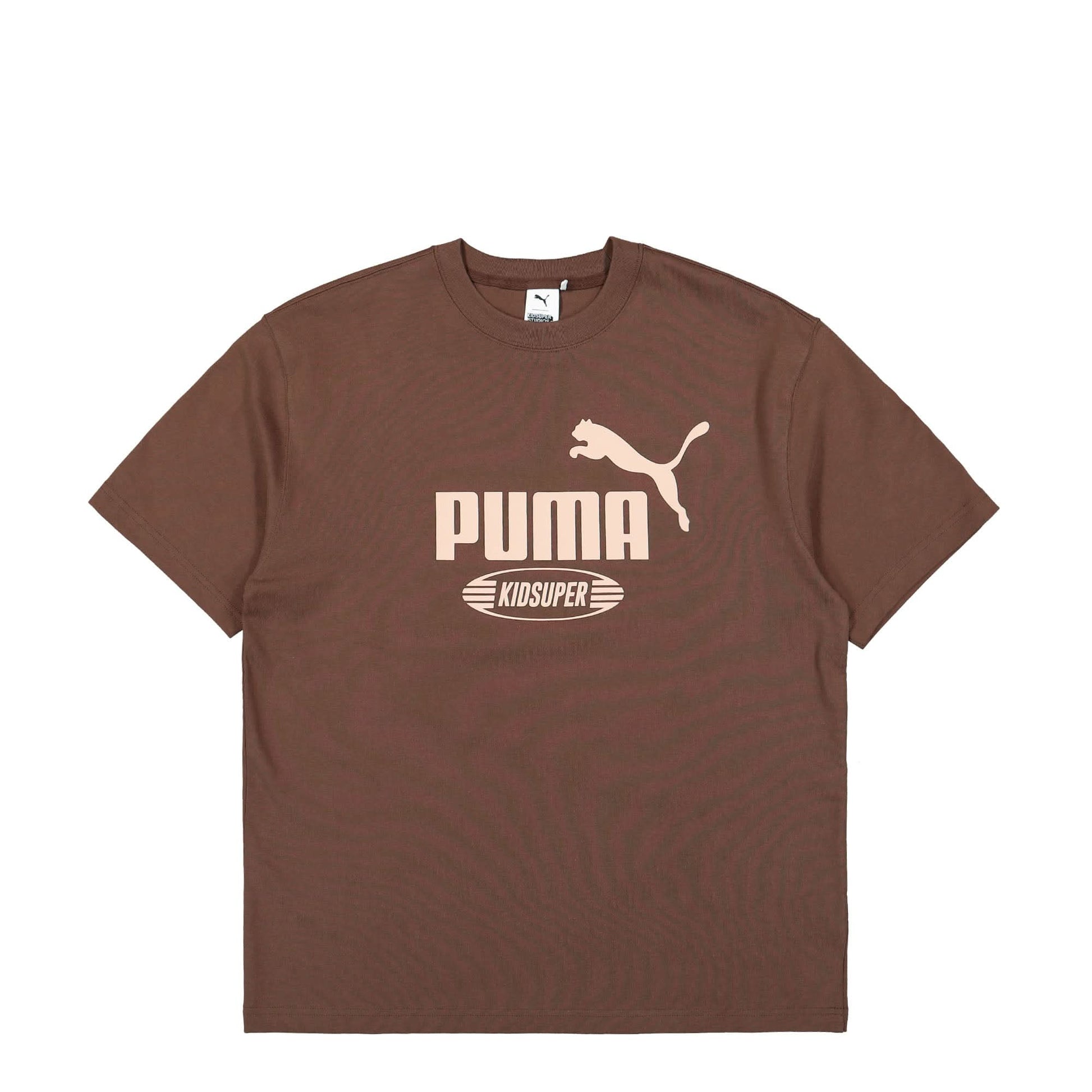 Puma Graphic Tee Brown Detail view 1 | Gate