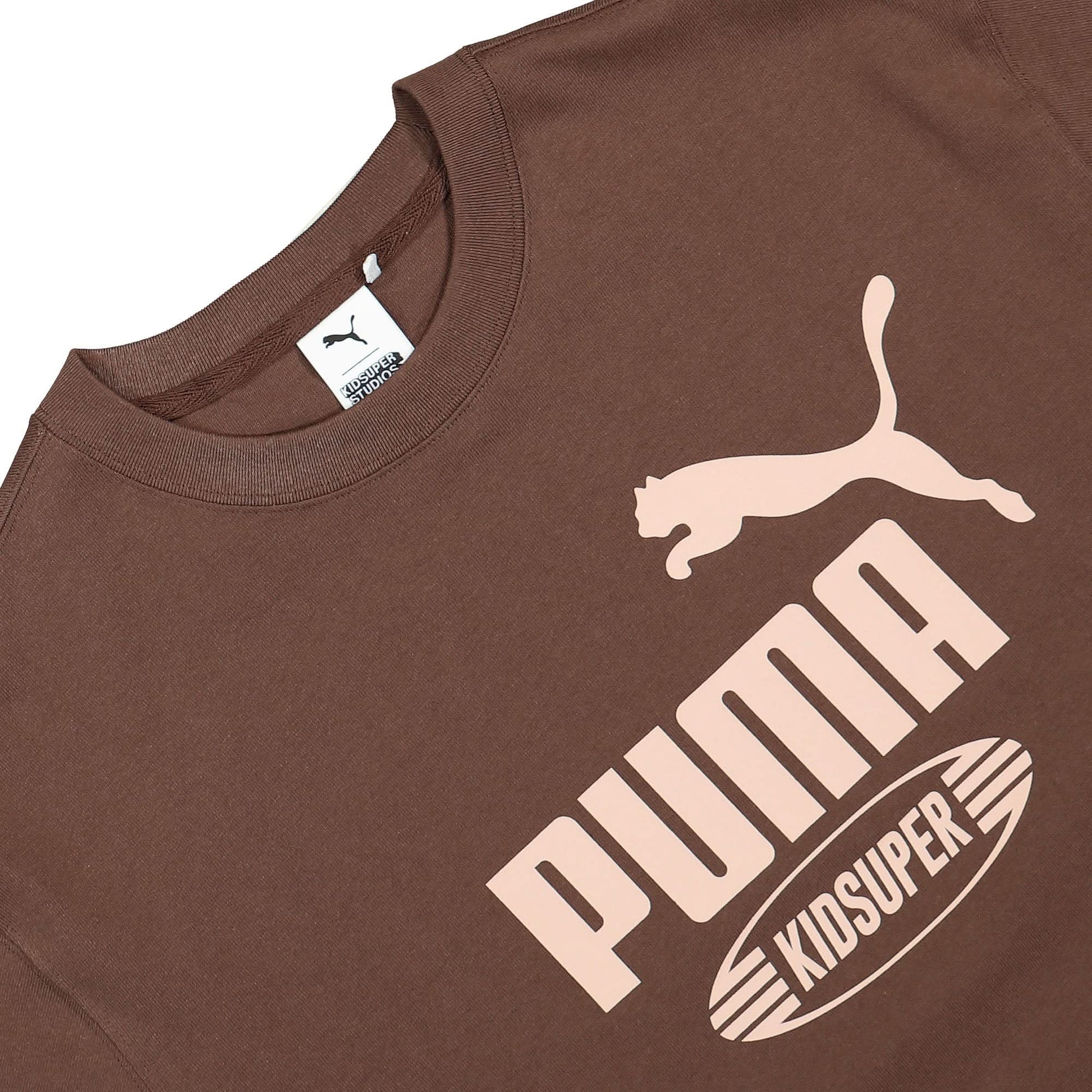 Puma Graphic Tee Brown Detail view 3 | Gate