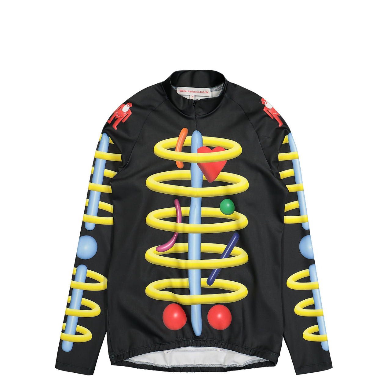 Walter Van Beirendonck Void Clown Bike Top Black Detail view 1 | Gate
