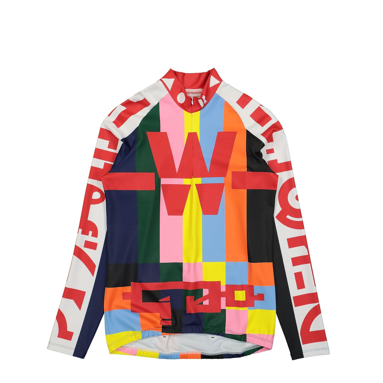 Walter Van Beirendonck Cosmic Dancer Bike Top Multicolor Detail view 1 | Gate