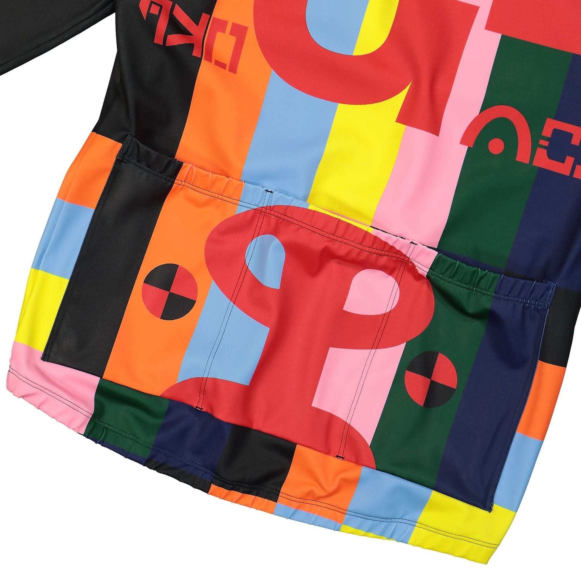 Walter Van Beirendonck Cosmic Dancer Bike Top Multicolor Detail view 4 | Gate