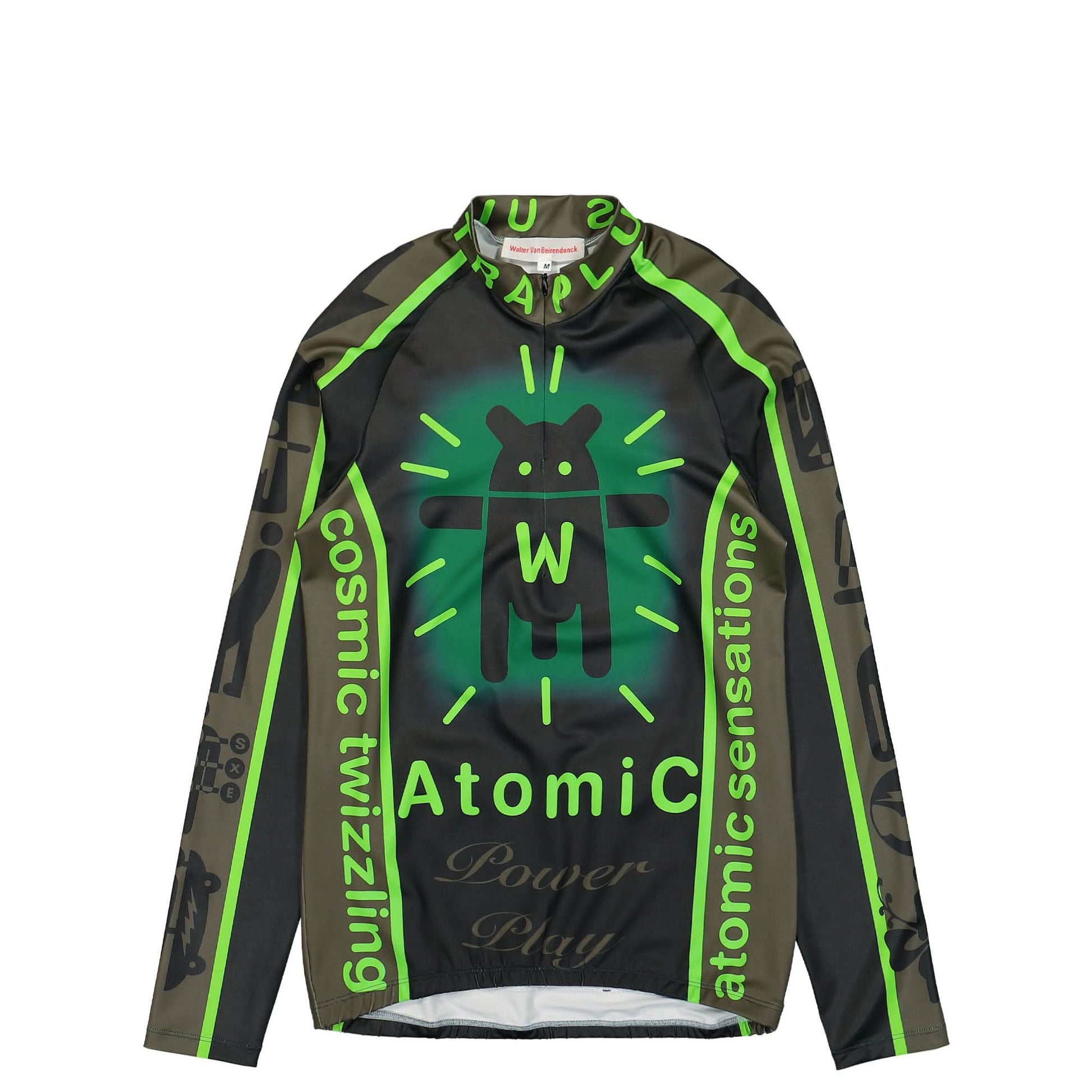 Walter Van Beirendonck Atomic Bike Top Green Detail view 1 | Gate