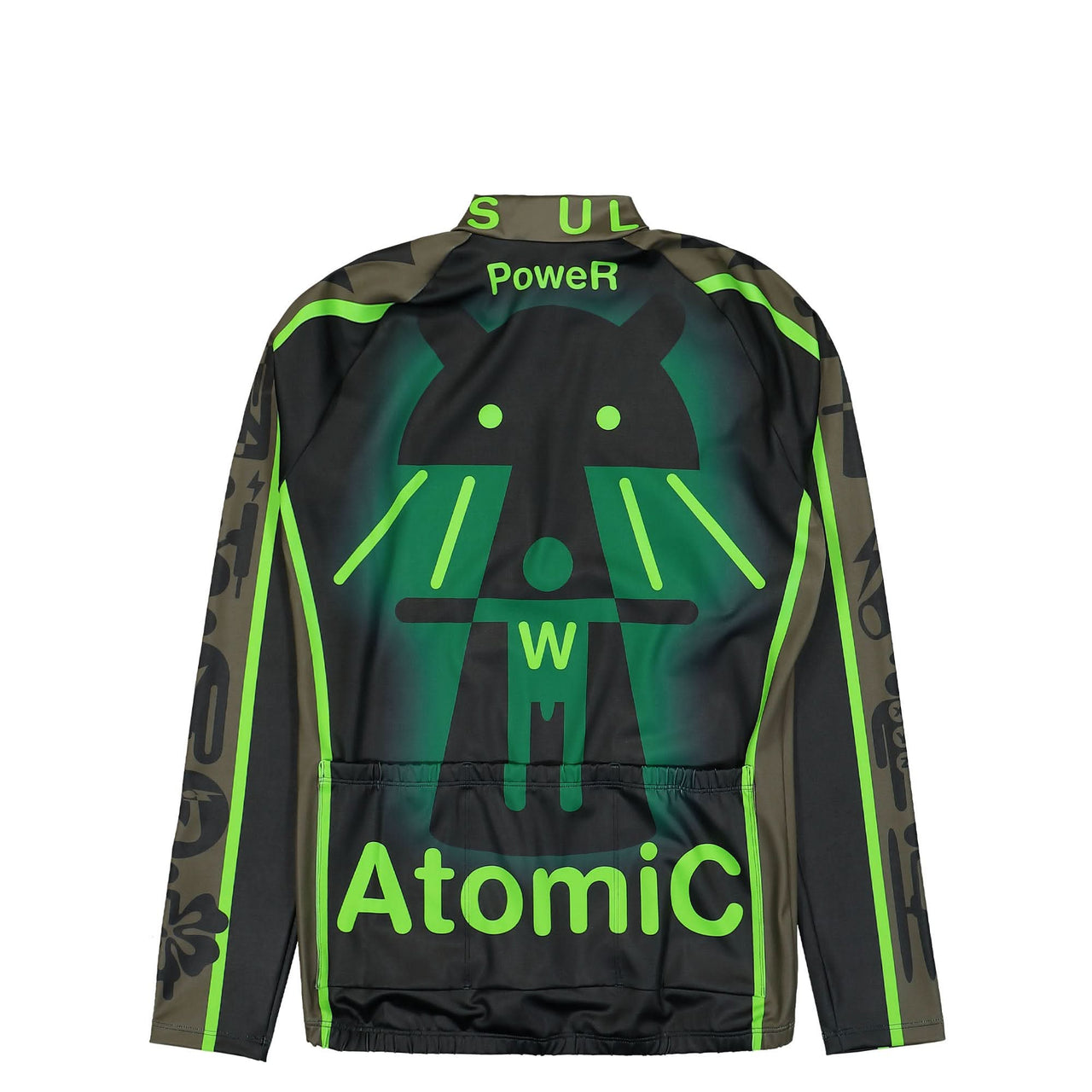 Walter Van Beirendonck Atomic Bike Top Green Detail view 1 | Gate