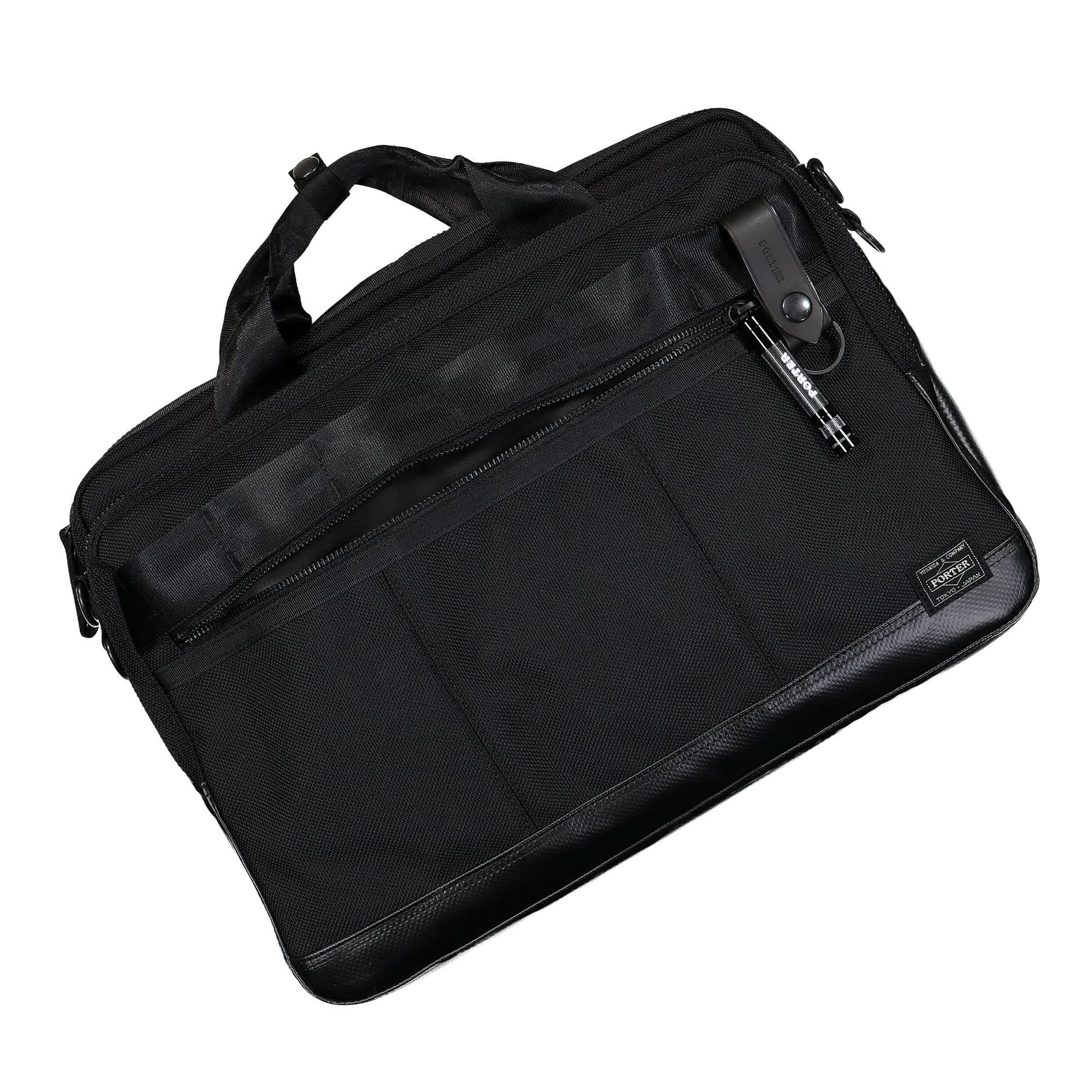 Porter-Yoshida & Co. Heat 2Way Briefcase Black Detail view 4 | Gate