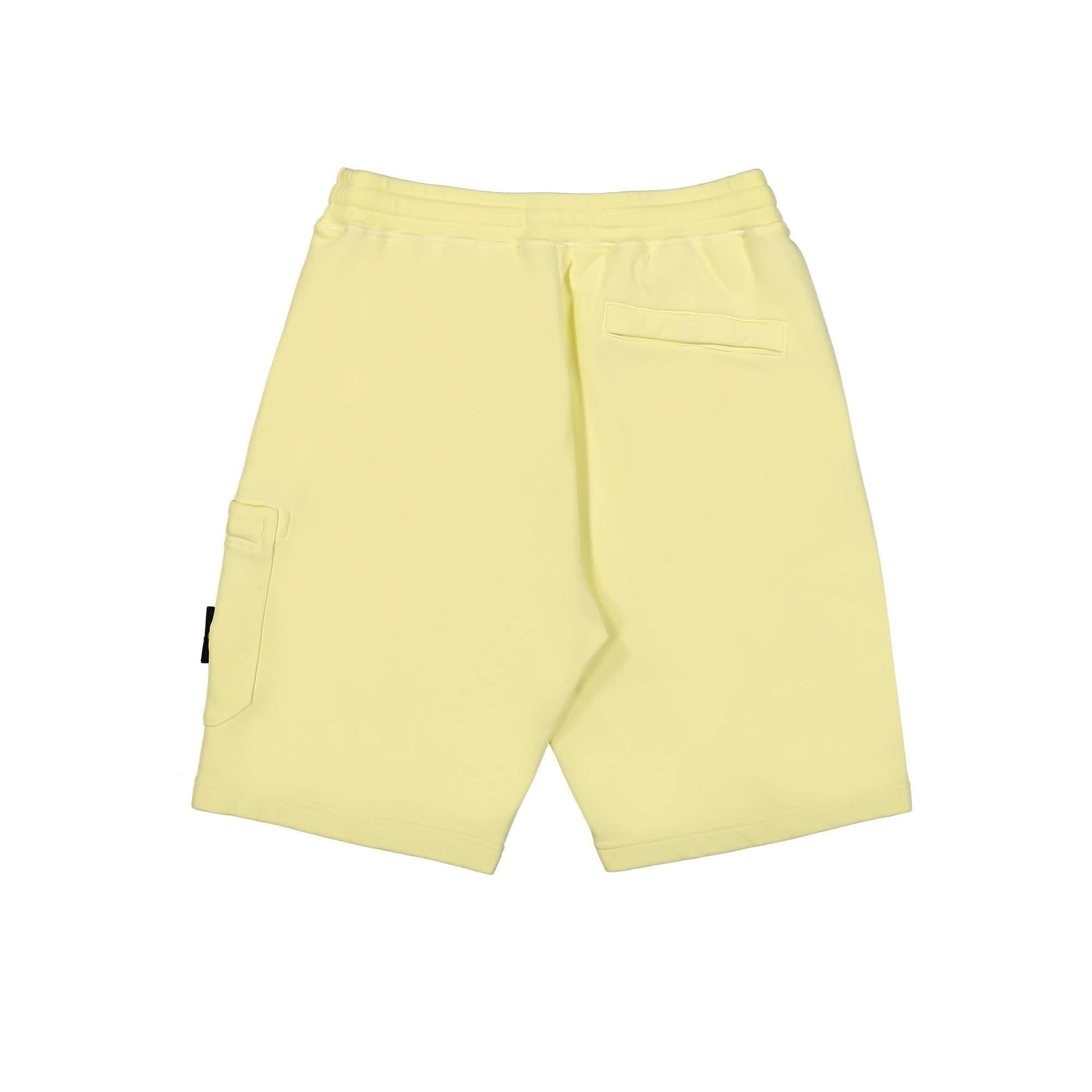 Stone Island Fleece Shorts Yellow Detail view 2 | Gate