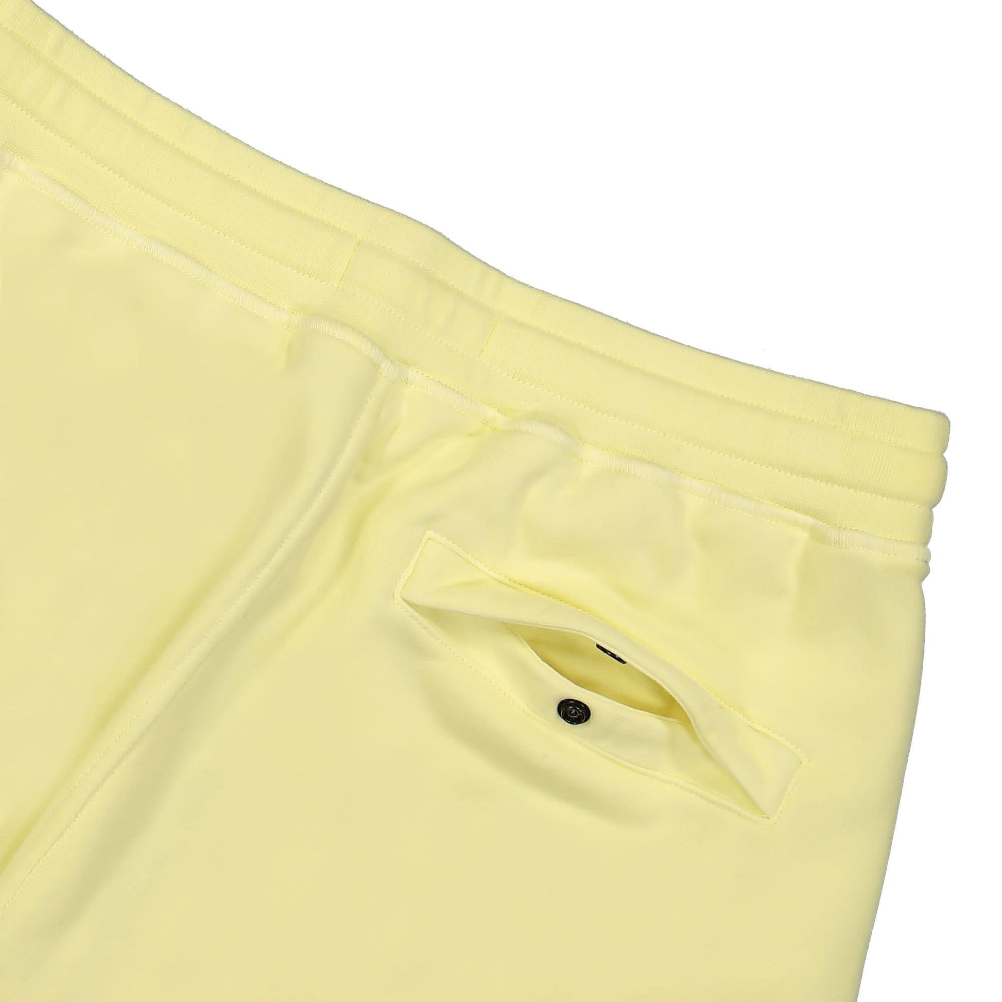 Stone Island Fleece Shorts Yellow Detail view 5 | Gate