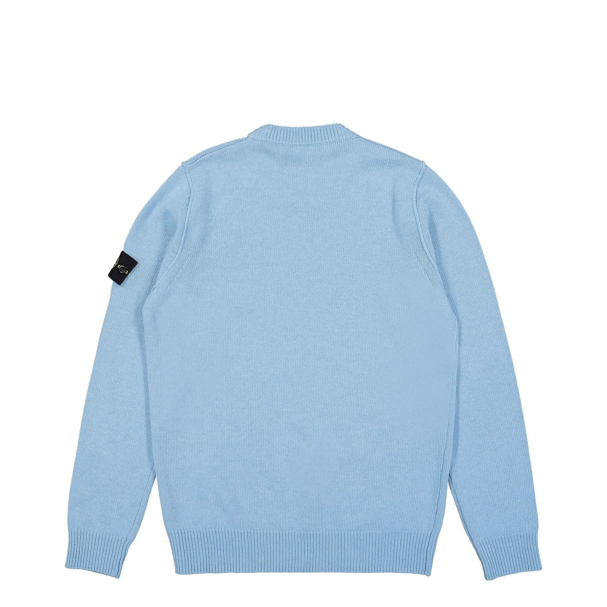 Stone Island Crewneck Knit Blue Detail view 2 | Gate