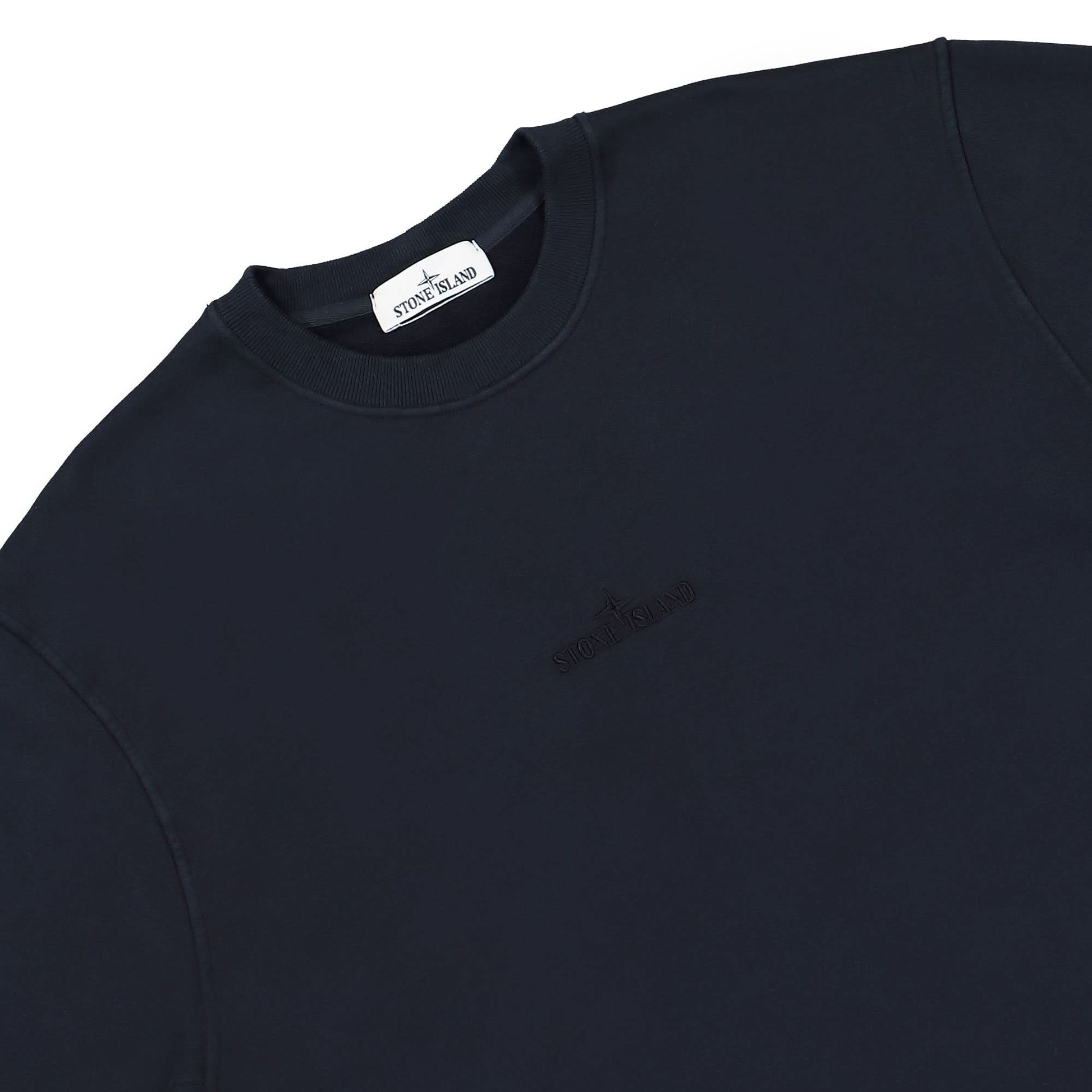 Stone Island Sweatshirt Blue Detail view 3 | Gate