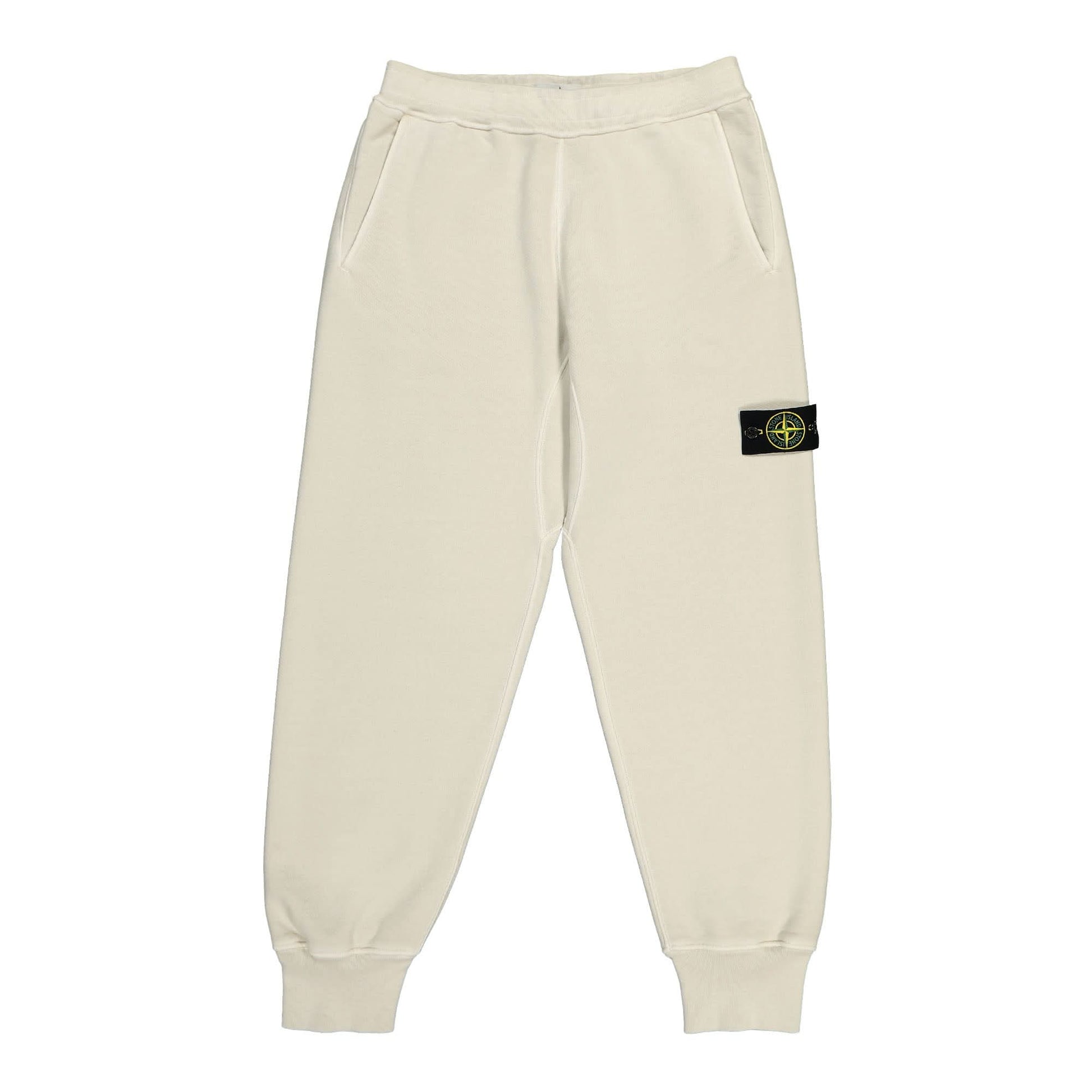 Stone Island Fleece Sweatpants Beige Detail view 1 | Gate