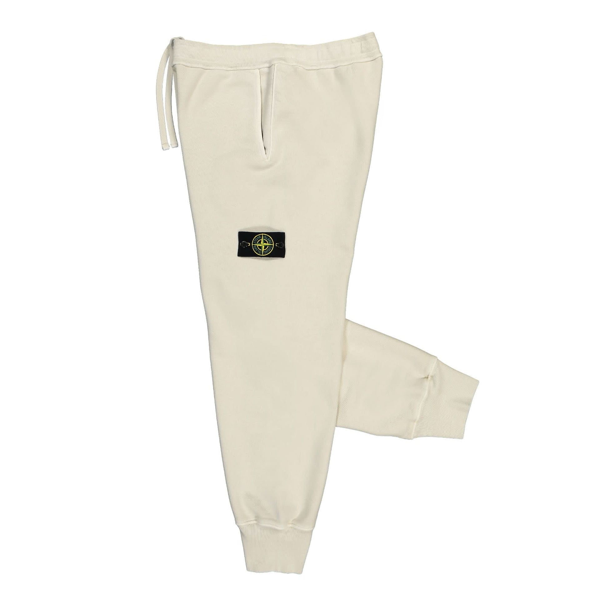Stone Island Fleece Sweatpants Beige Detail view 3 | Gate