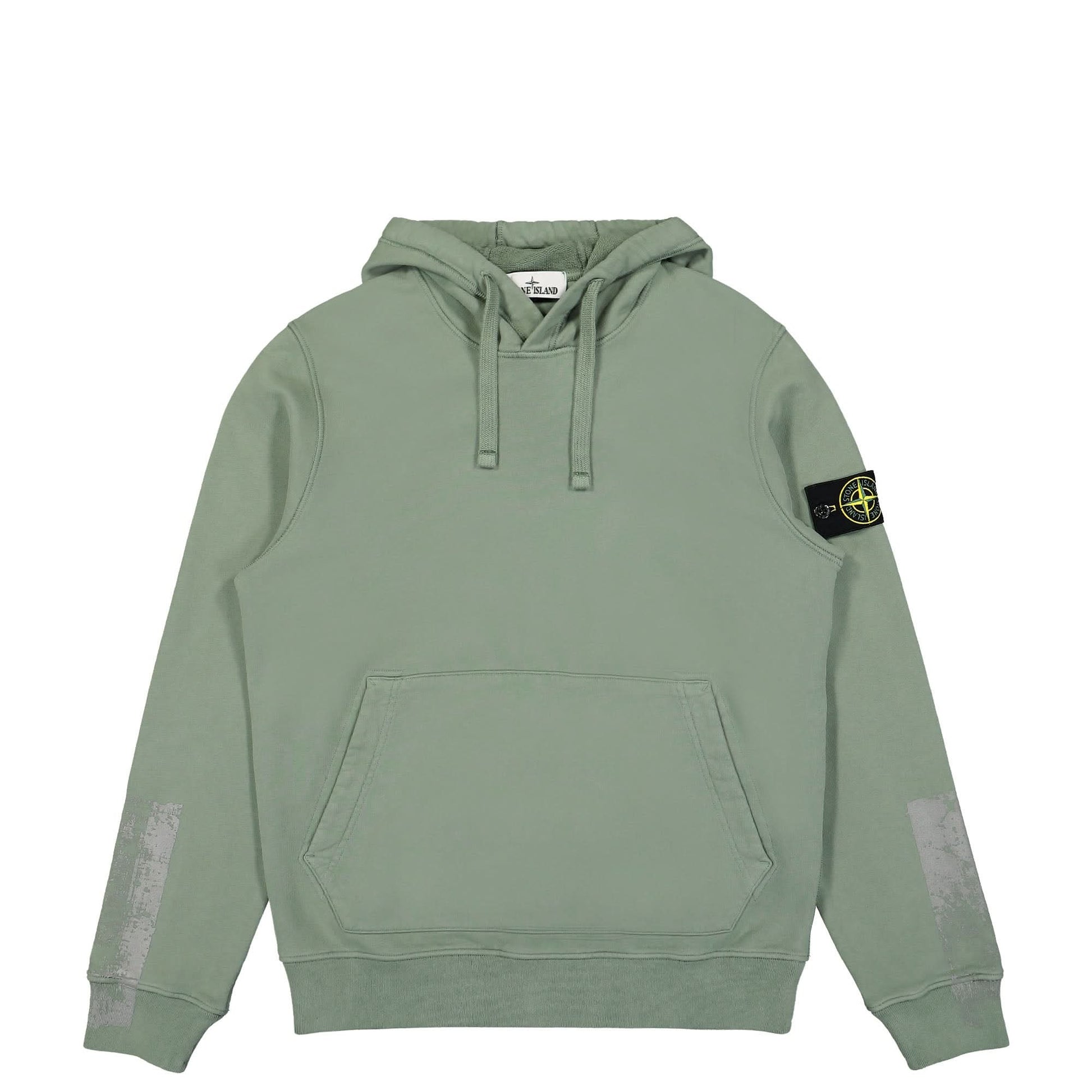 Stone Island Hooded Sweatshirt Green Detail view 1 | Gate