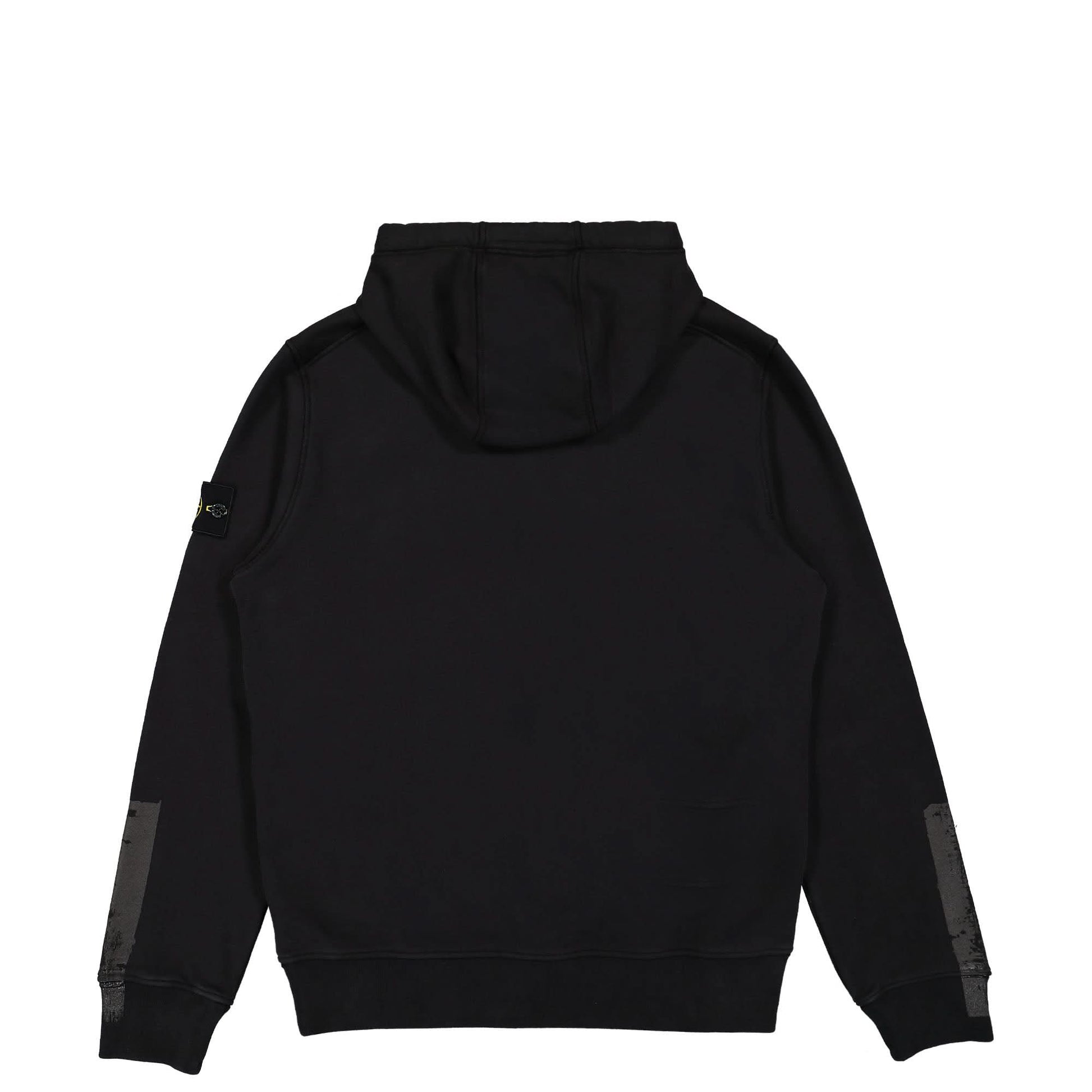 Stone Island Hooded Sweatshirt Black Detail view 2 | Gate
