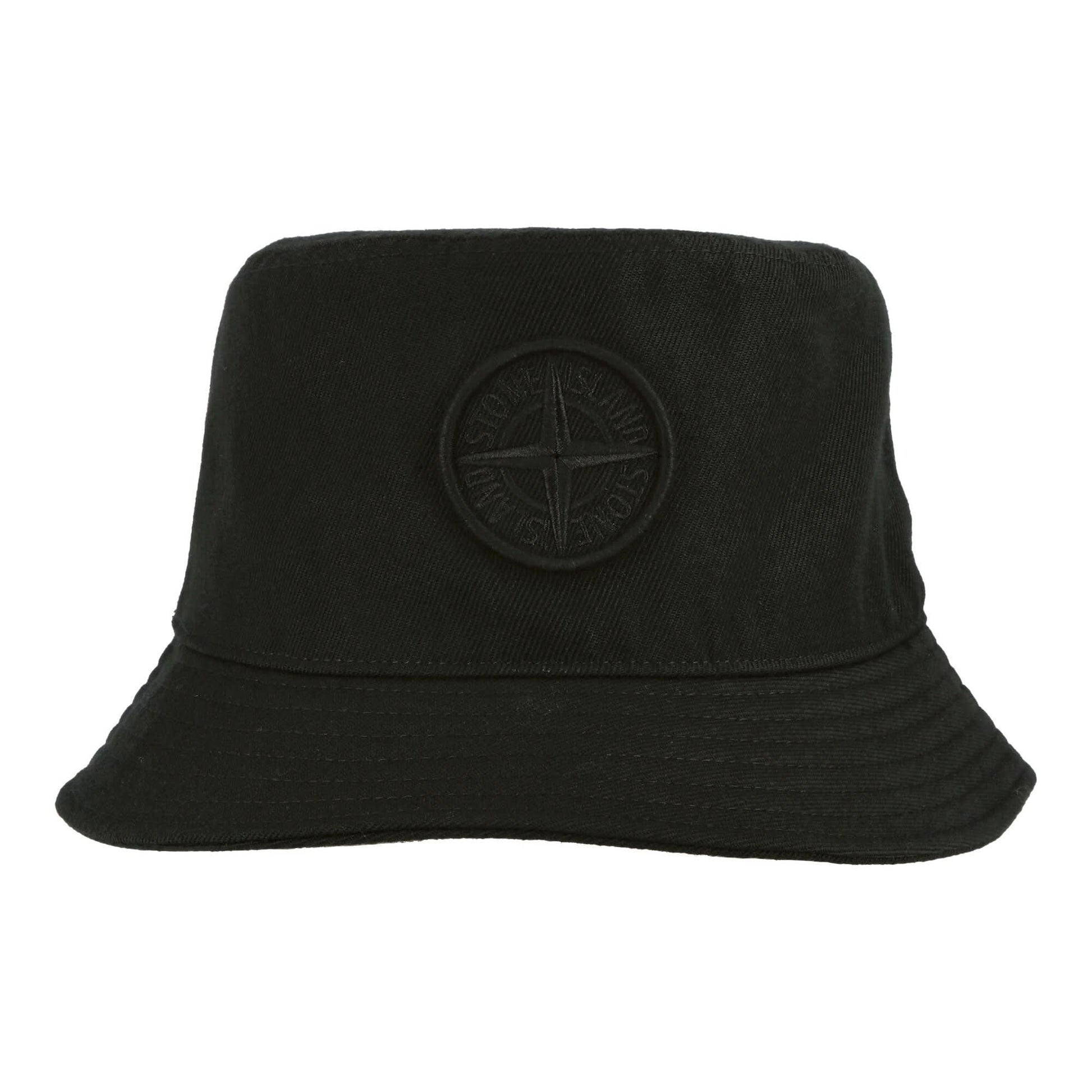 Stone Island Bucket Hat Black Detail view 4 | Gate
