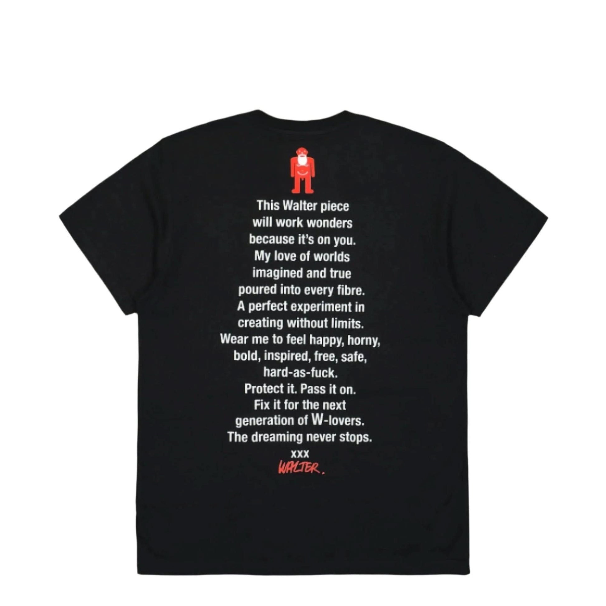 Walter Van Beirendonck Banana Wink Boom-T Black Detail view 2 | Gate