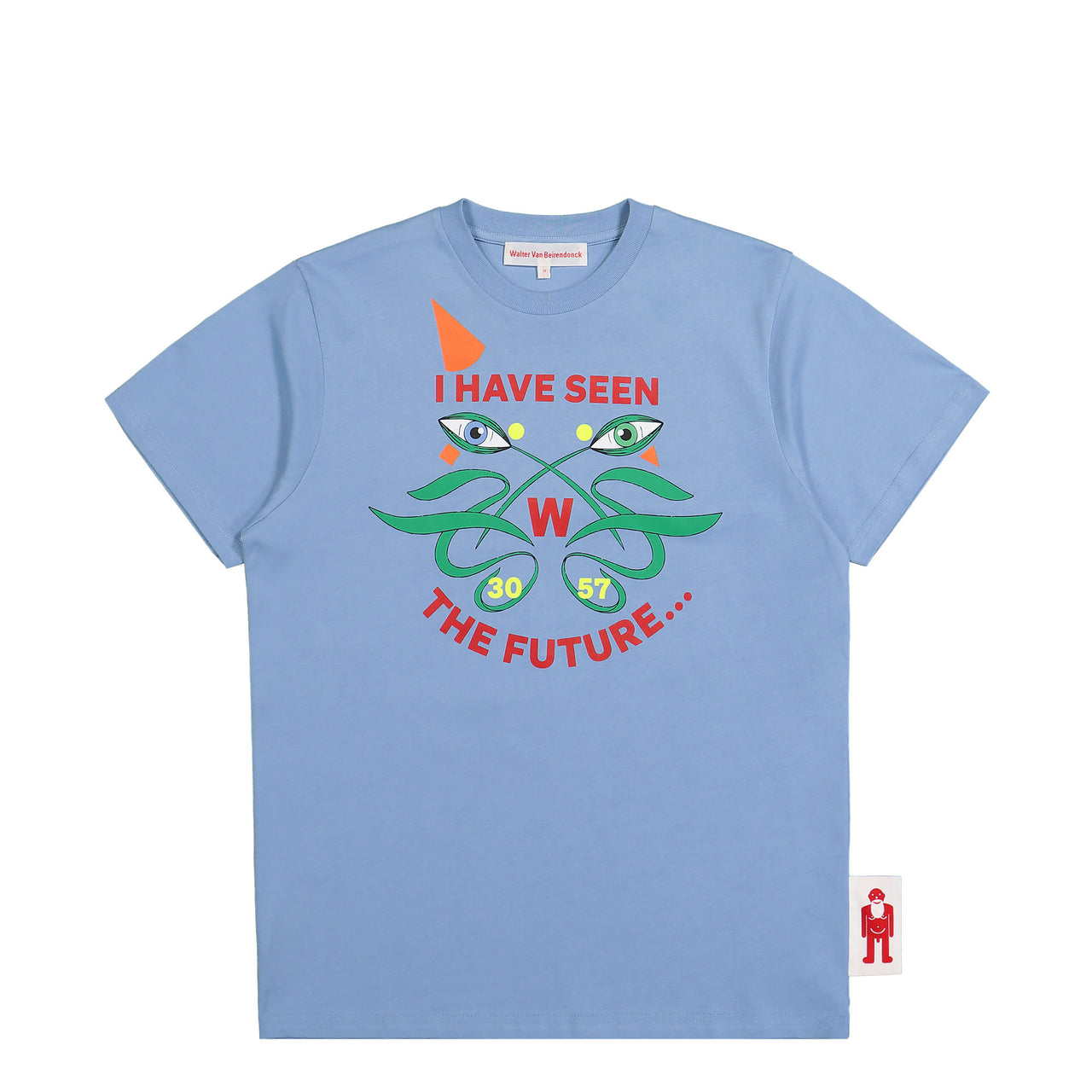 Walter Van Beirendonck I Have Seen The Future Tee Blue Detail view 1 | Gate