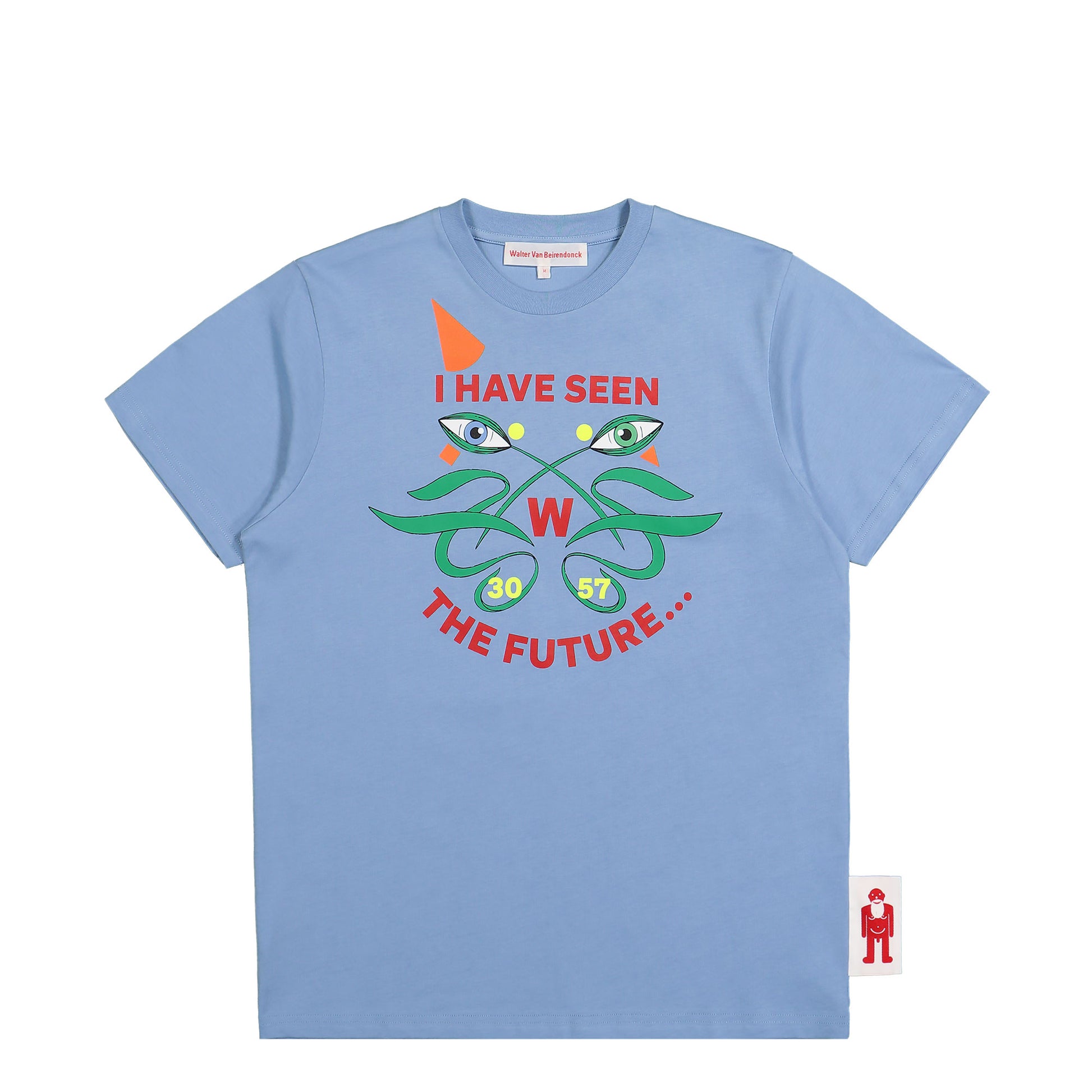 Walter Van Beirendonck I Have Seen The Future Tee Blue Detail view 1 | Gate