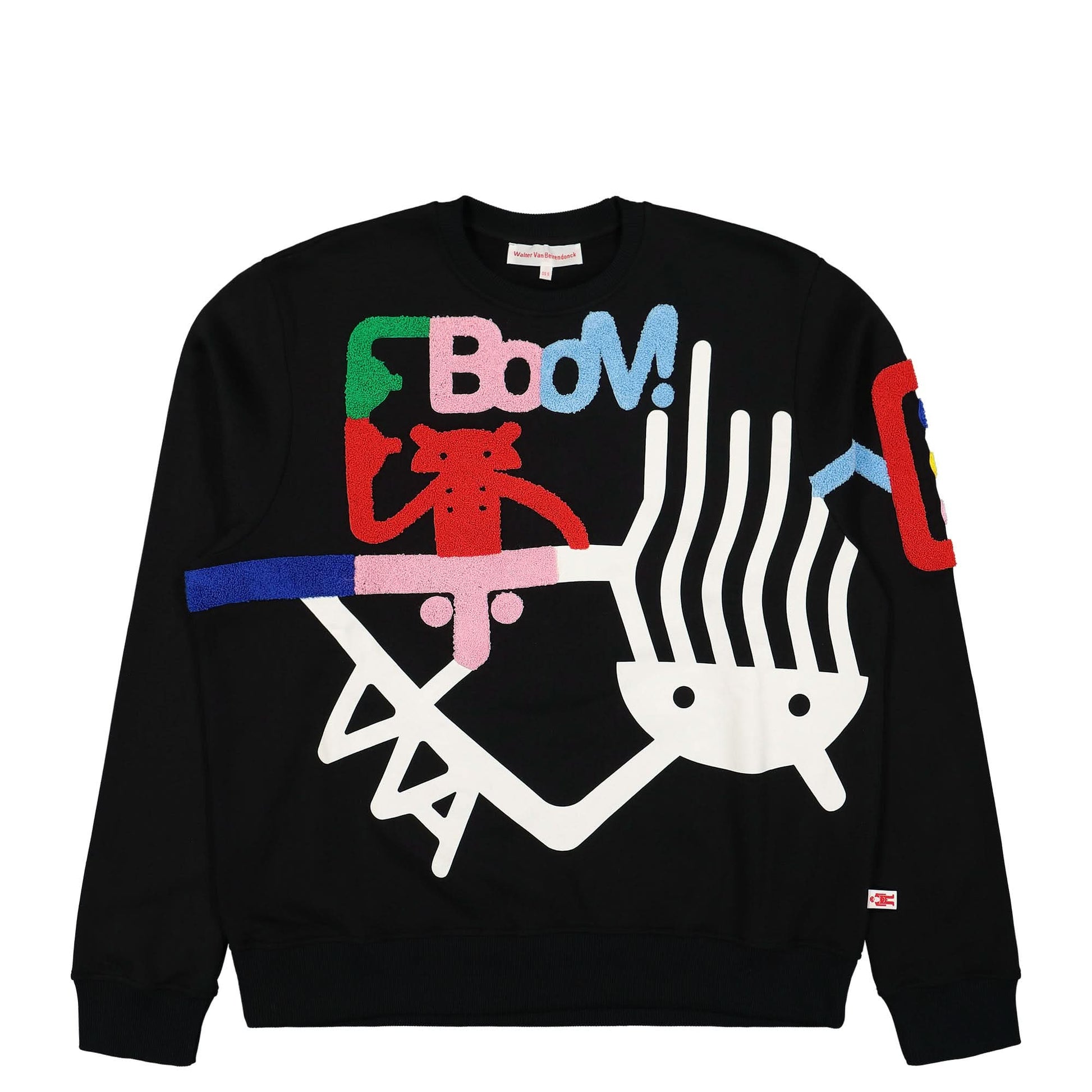 Walter Van Beirendonck Alien Action Sweat Black Detail view 1 | Gate