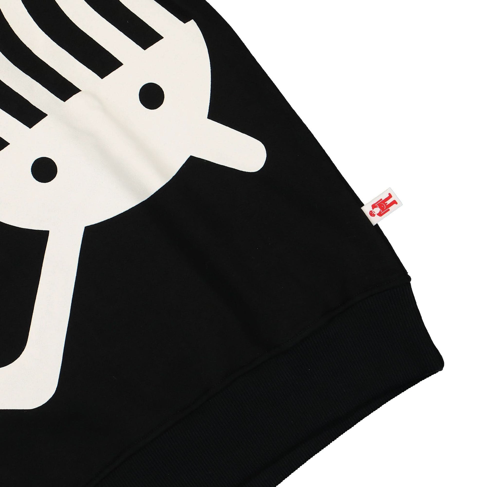 Walter Van Beirendonck Alien Action Sweat Black Detail view 4 | Gate
