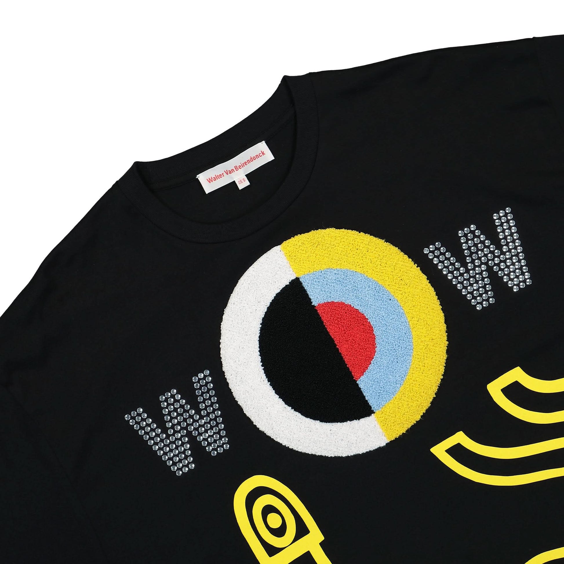 Walter Van Beirendonck Target Oversized T Black Detail view 3 | Gate
