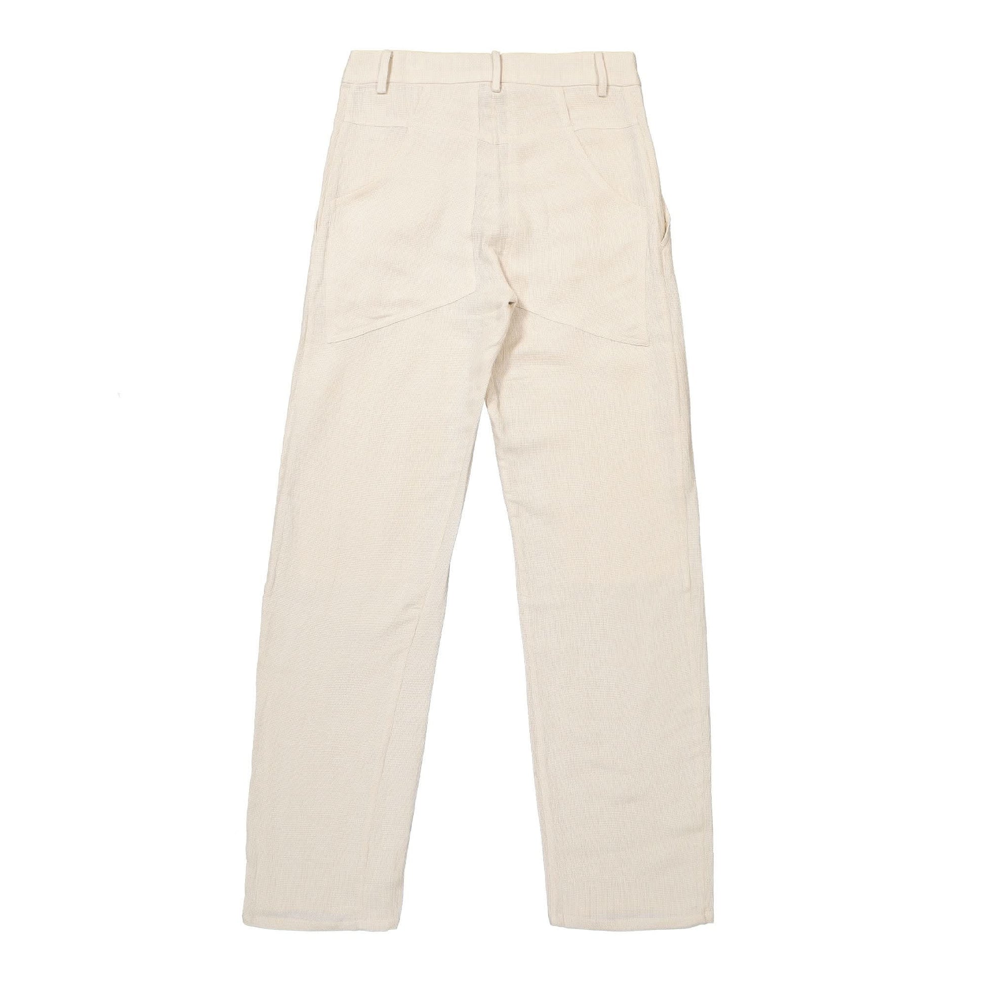 Eckhaus Latta Linen Pant Beige Detail view 2 | Gate