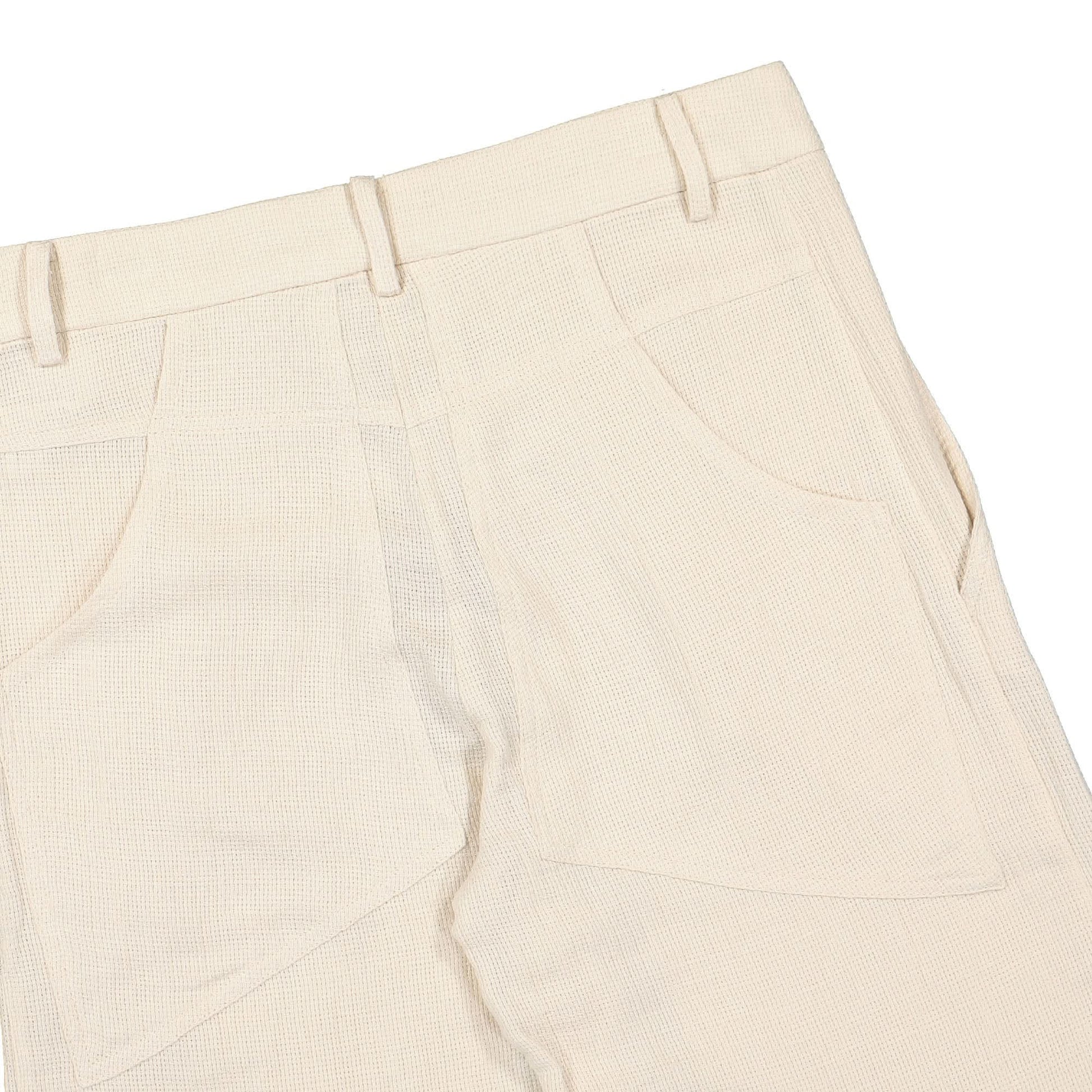 Eckhaus Latta Linen Pant Beige Detail view 5 | Gate