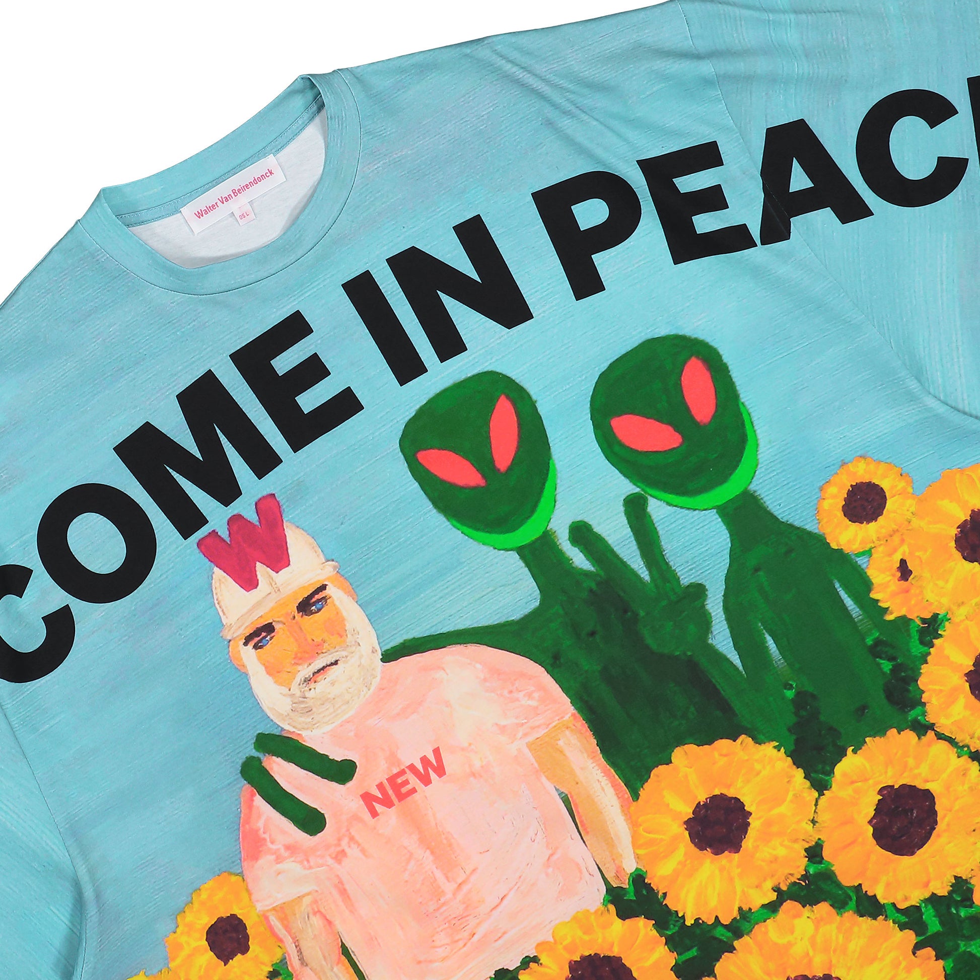 Walter Van Beirendonck We Come In Peace T OS Comb. I Sample T-Shirts 8006 Detail View 3 | GATE