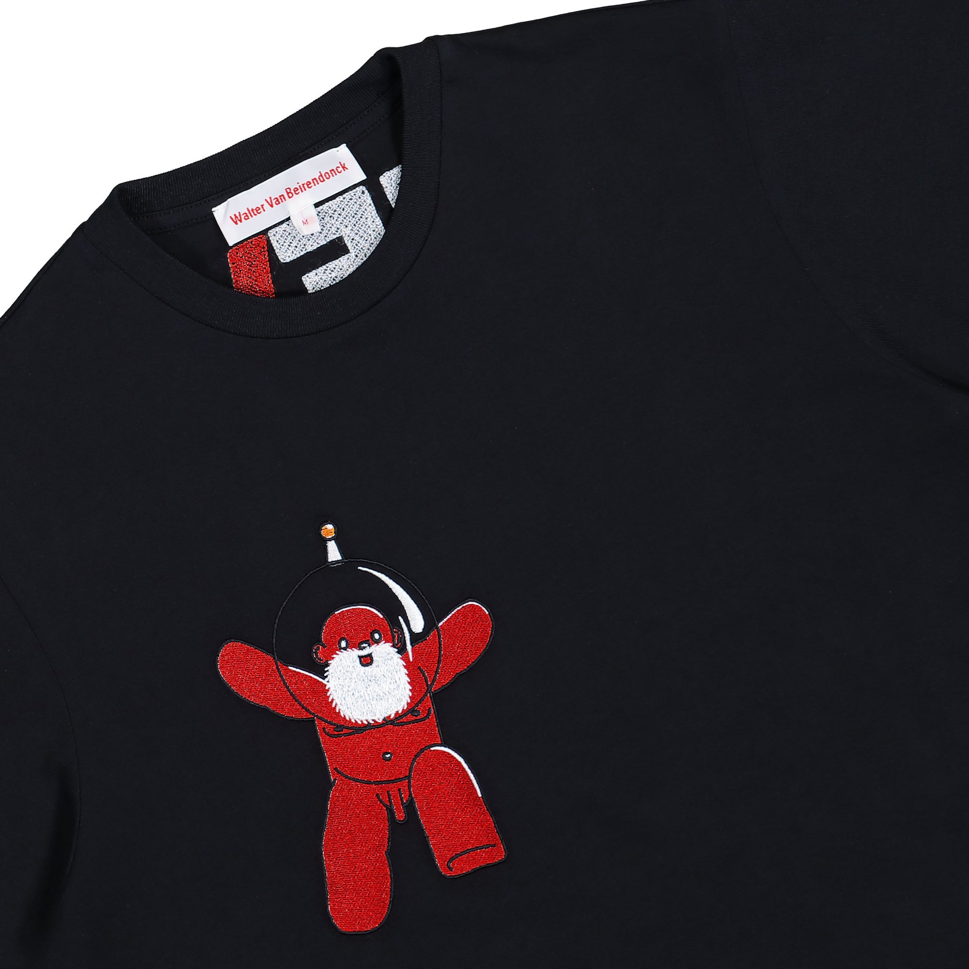 Walter Van Beirendonck Space T CC26 Black T-Shirts 8012 Detail View 3 | GATE