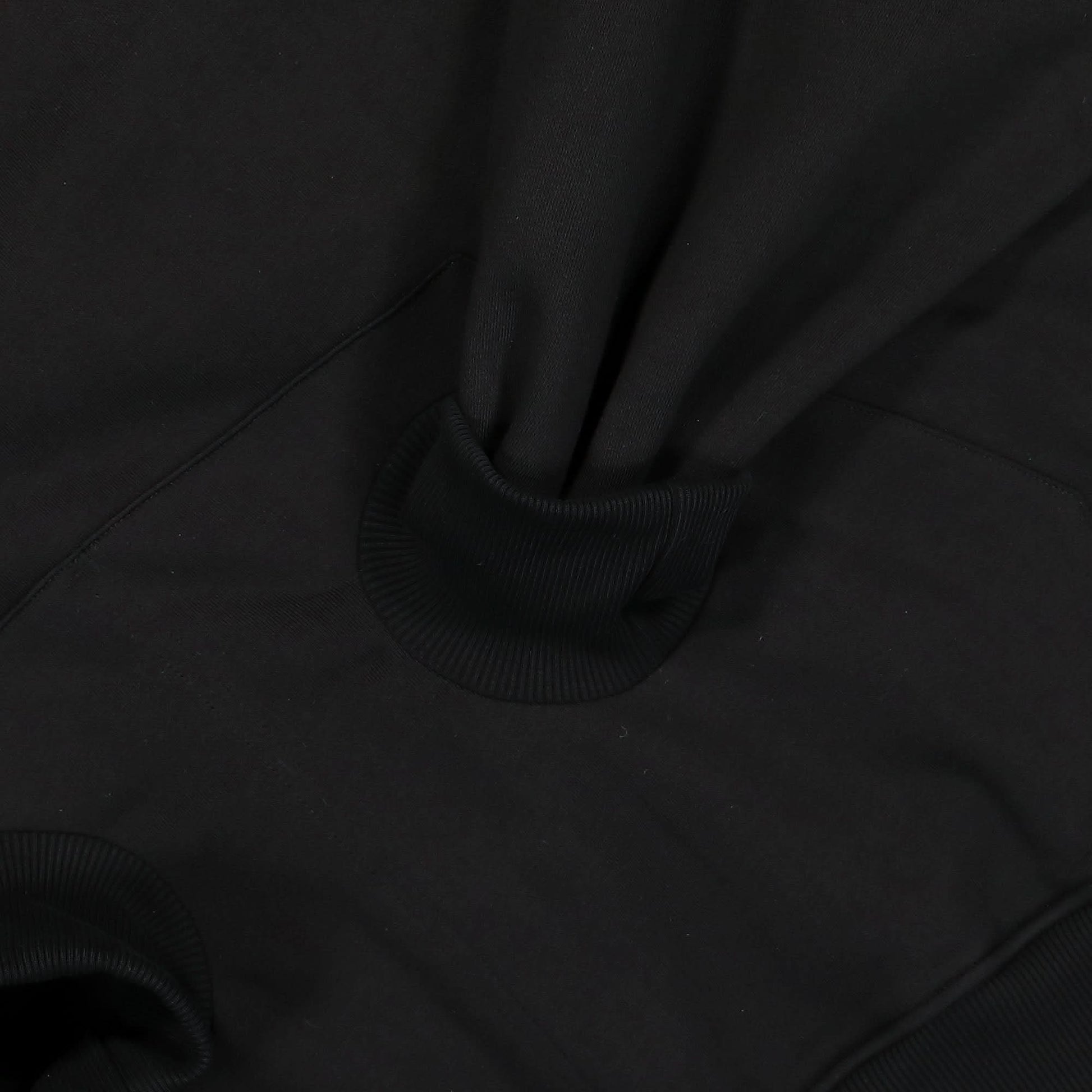 Walter Van Beirendonck Black Hole Sweat Super Oversized Black Detail view 4 | Gate