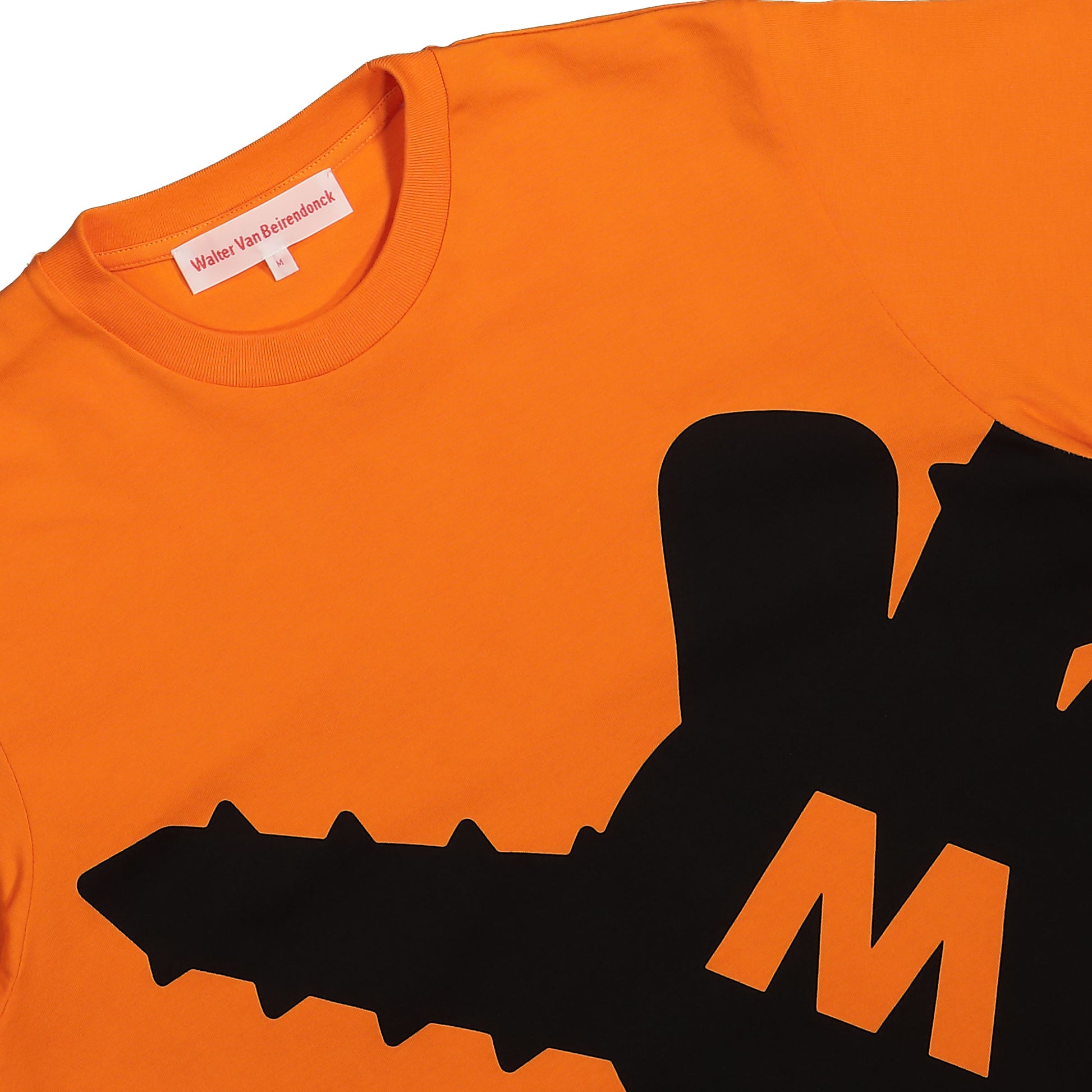 Walter Van Beirendonck Shadow Bunny Tee Orange Detail view 3 | Gate