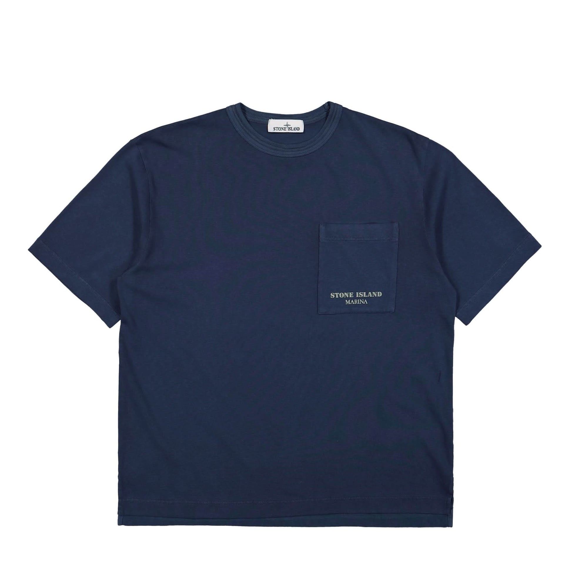 Stone Island Marina T-Shirt Blue Detail view 1 | Gate