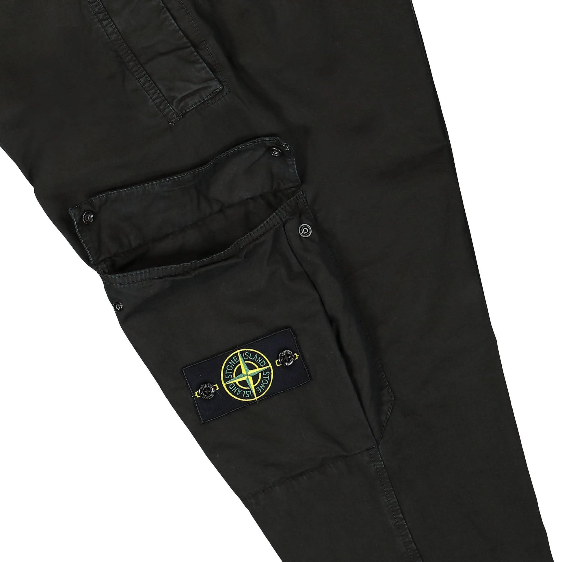Stone Island Comfort Trousers Black Detail view 6 | Gate