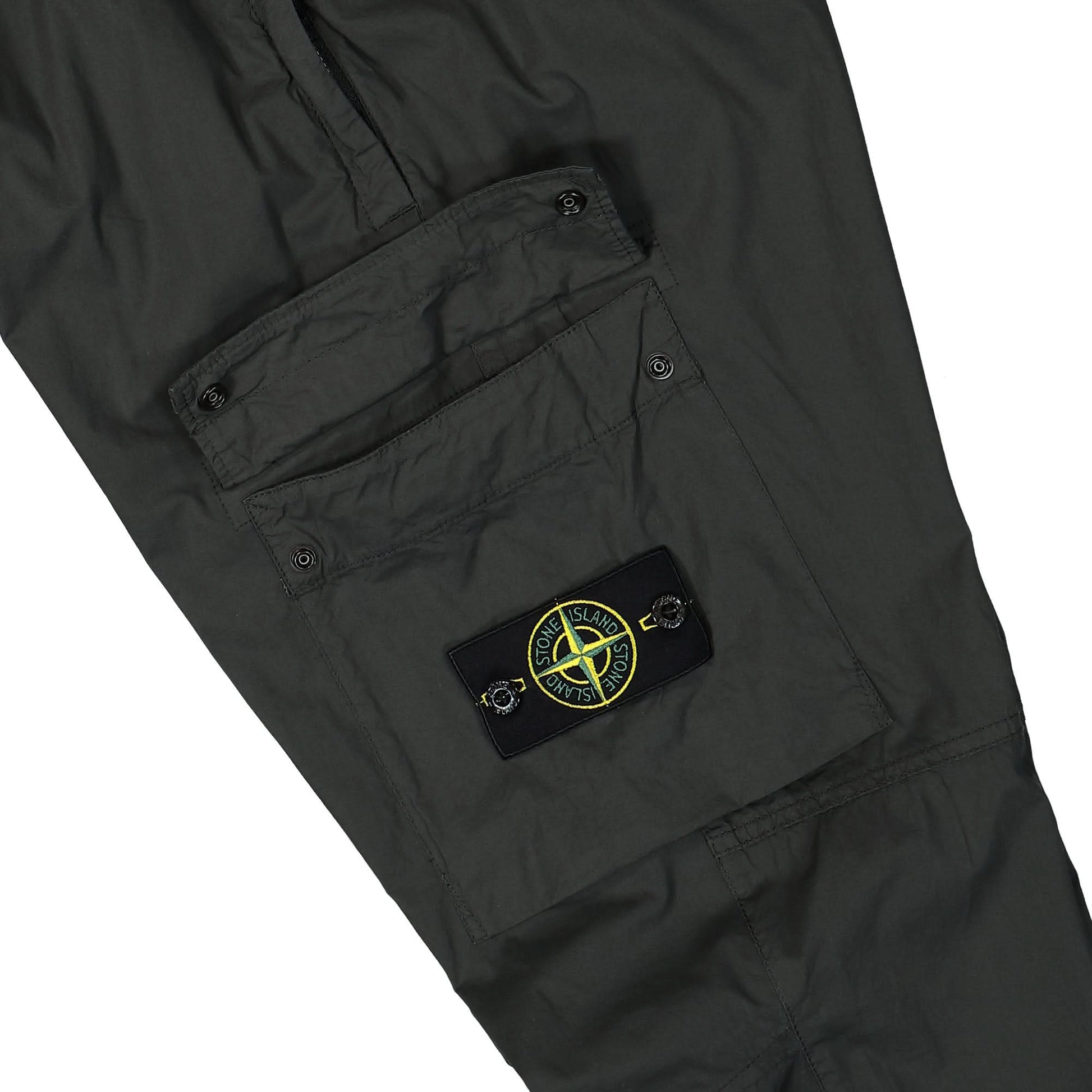 Stone Island Regular Tapered Cargo Pants Grey Detail view 6 | Gate