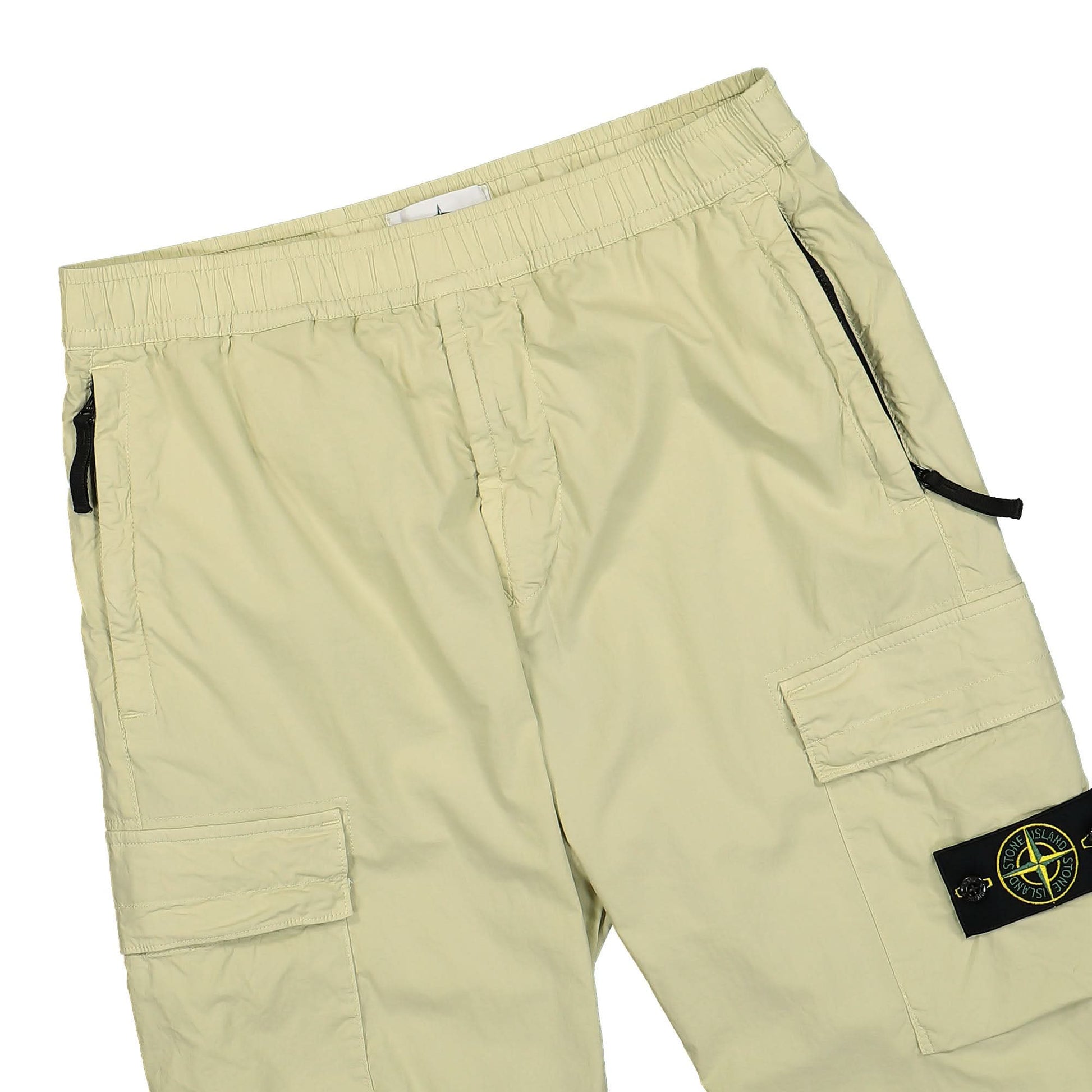 Stone Island Regular Tapered Cargo Pants Green Detail view 4 | Gate