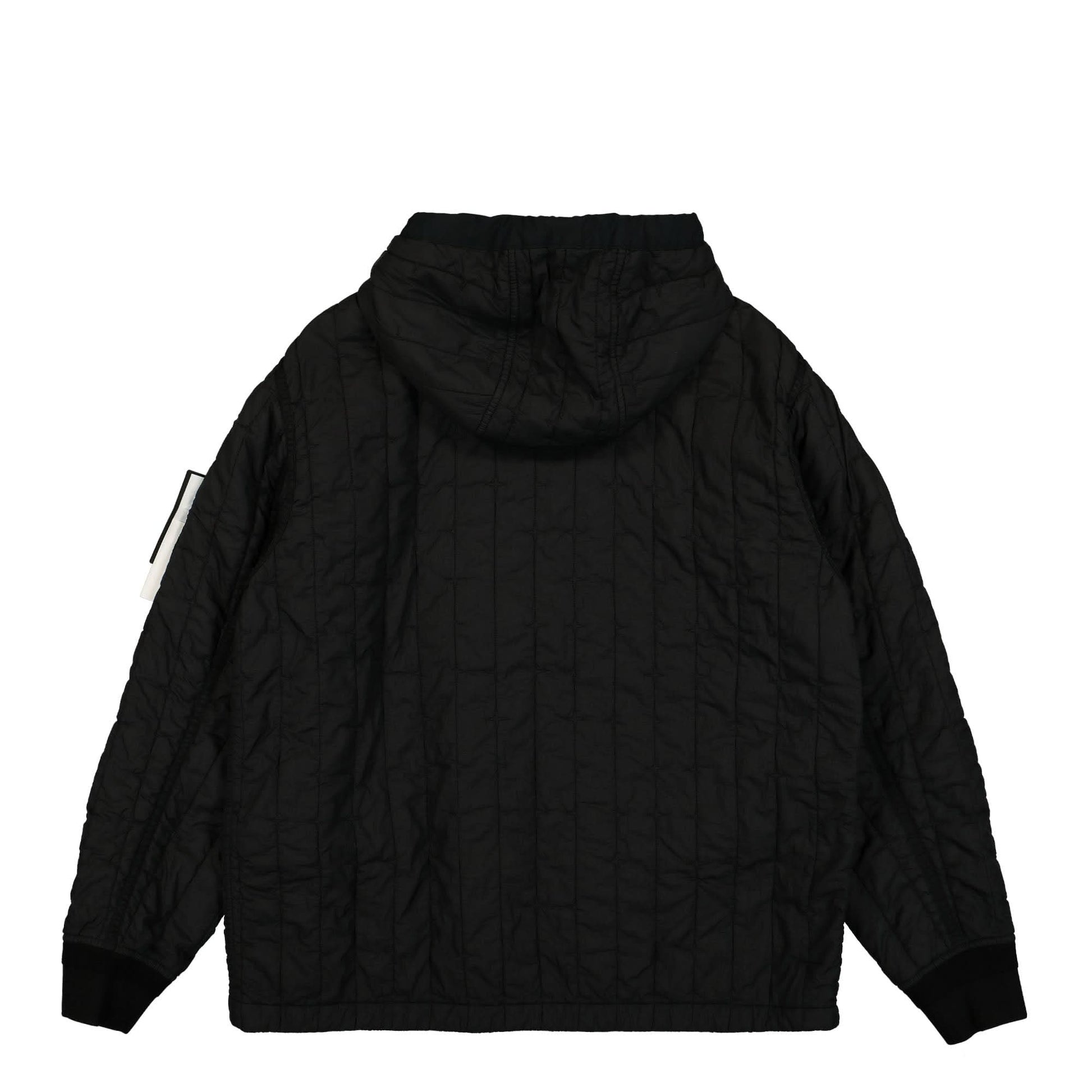 Stone Island Quilted Nylon Stella With Primaloft-TC Jacket Black Detail view 2 | Gate